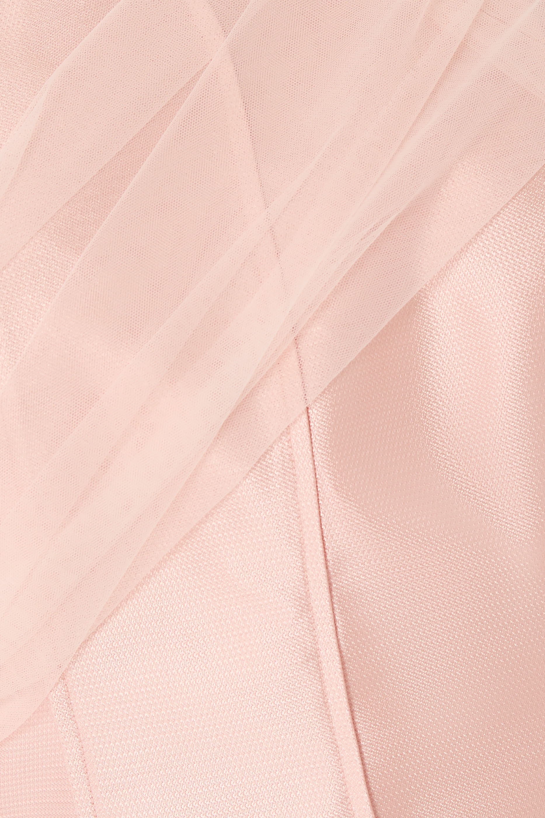 High Neck Illusion Sleeve Gown