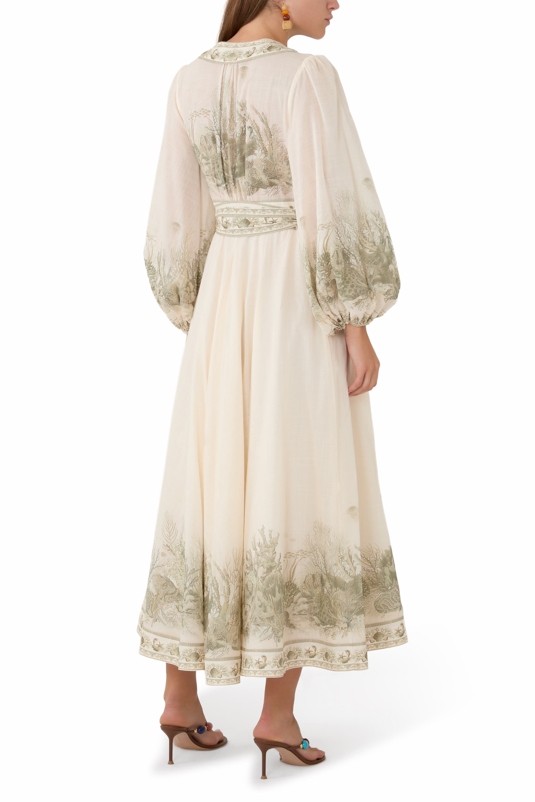 فستان واندر لاست بتصميم ملفوف متوسط الطول