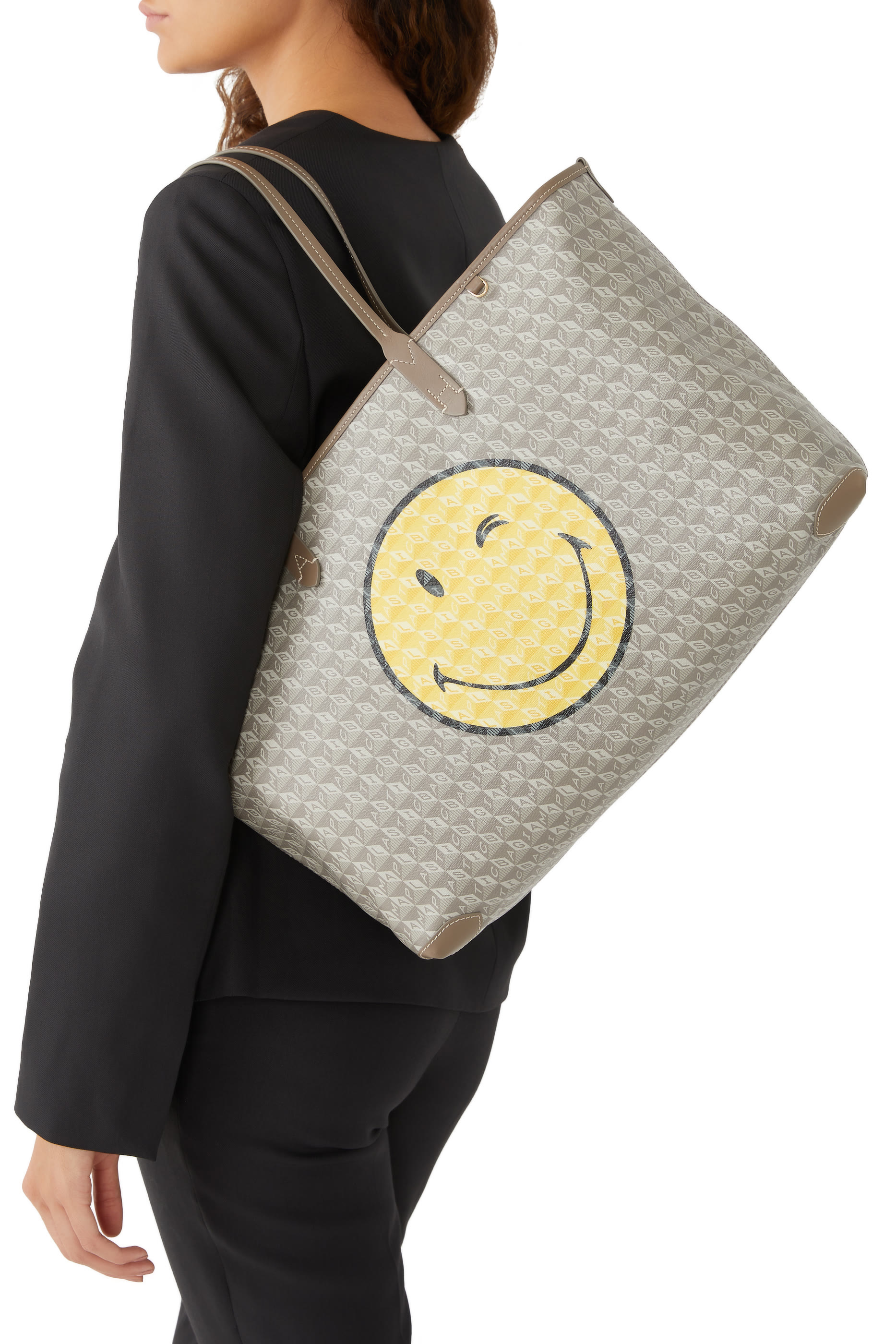 حقيبة يد آي ام ايه بلاستيك بسحاب