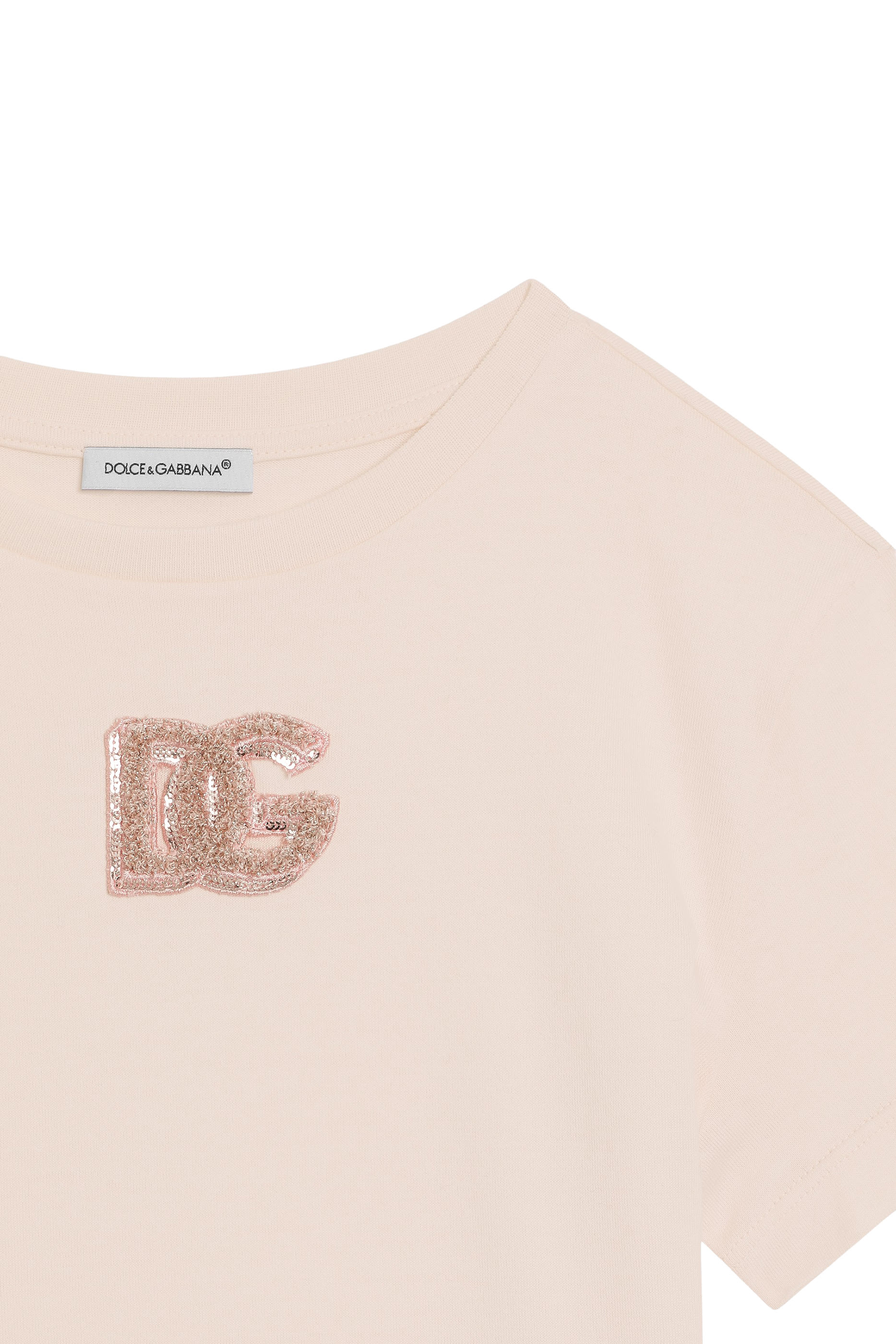 تيشيرت مزين برقعة ترتر بشعار الماركة جيرسيه للأطفال