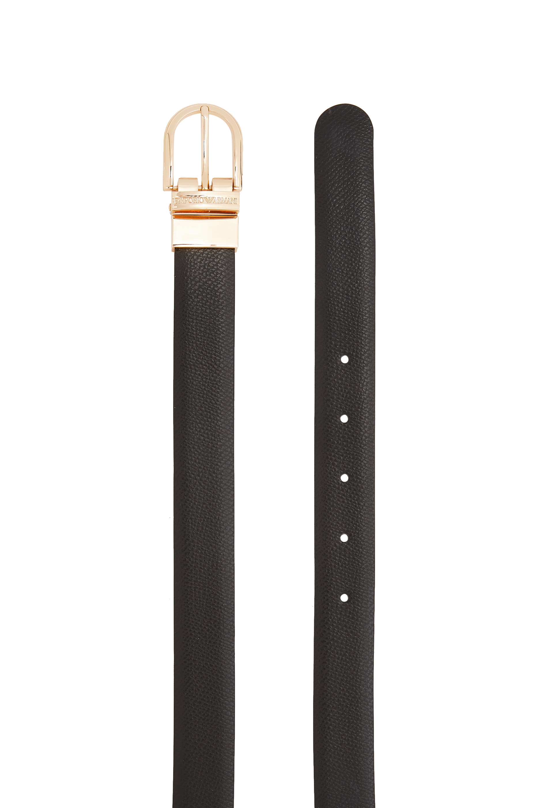 حزام جلد بشعار الماركة