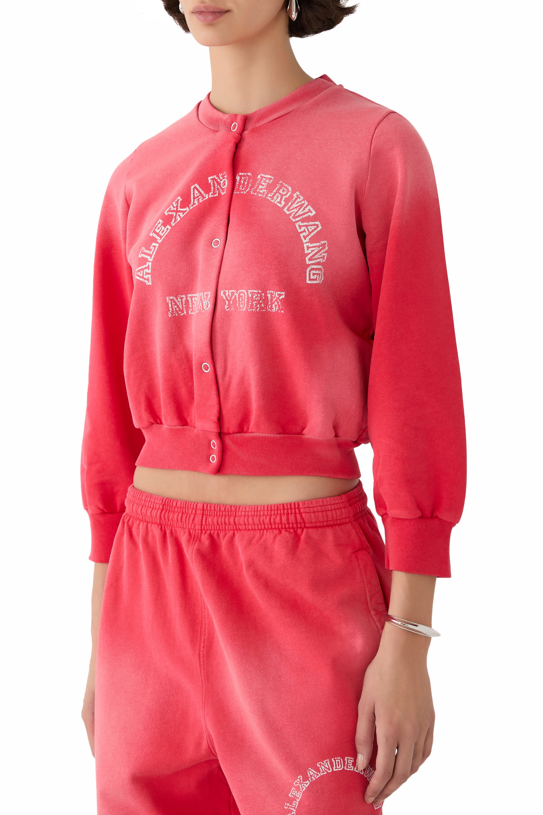 كارديغان شرانكن قطن تيري