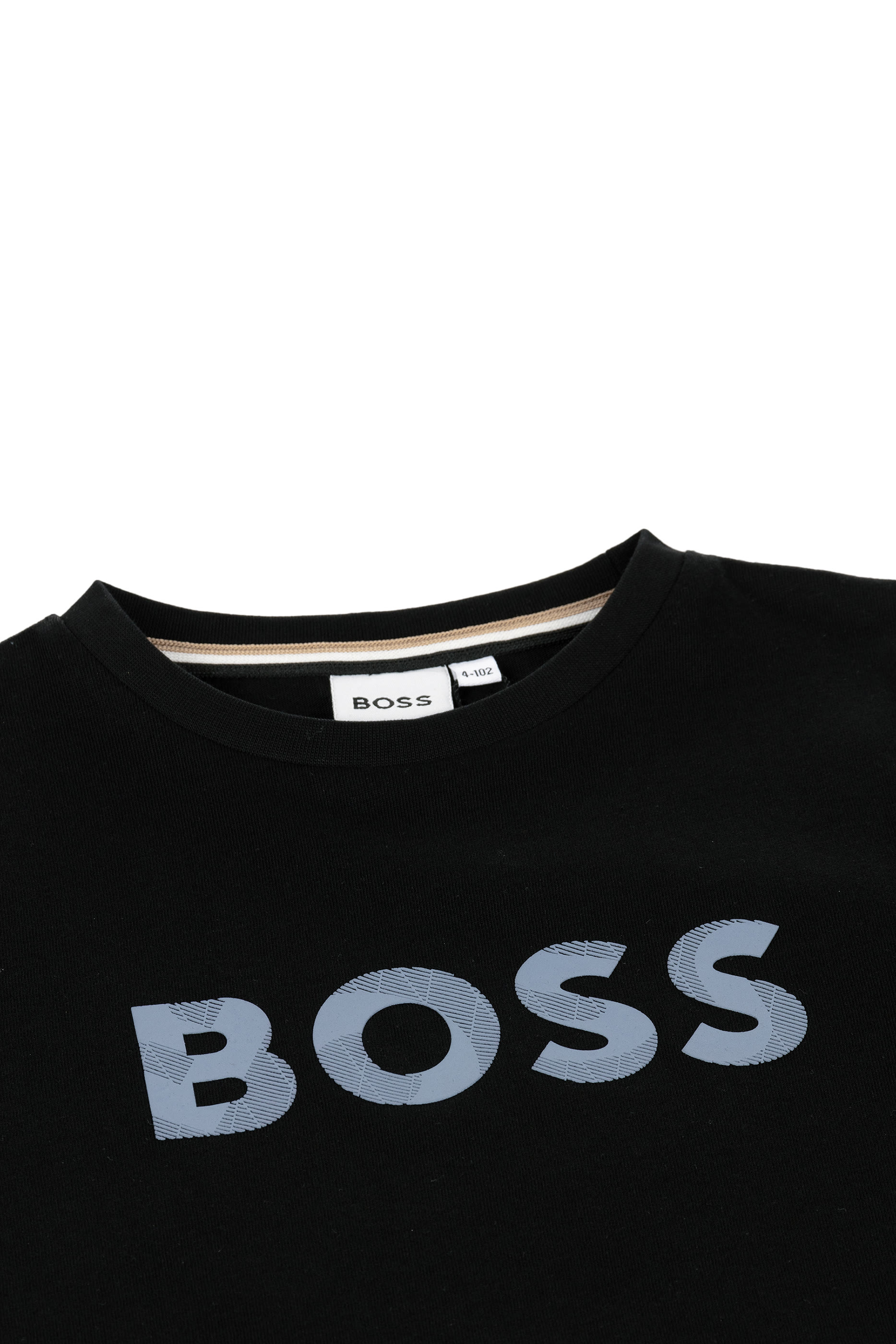 تيشيرت بطبعة شعار متدرج للأطفال