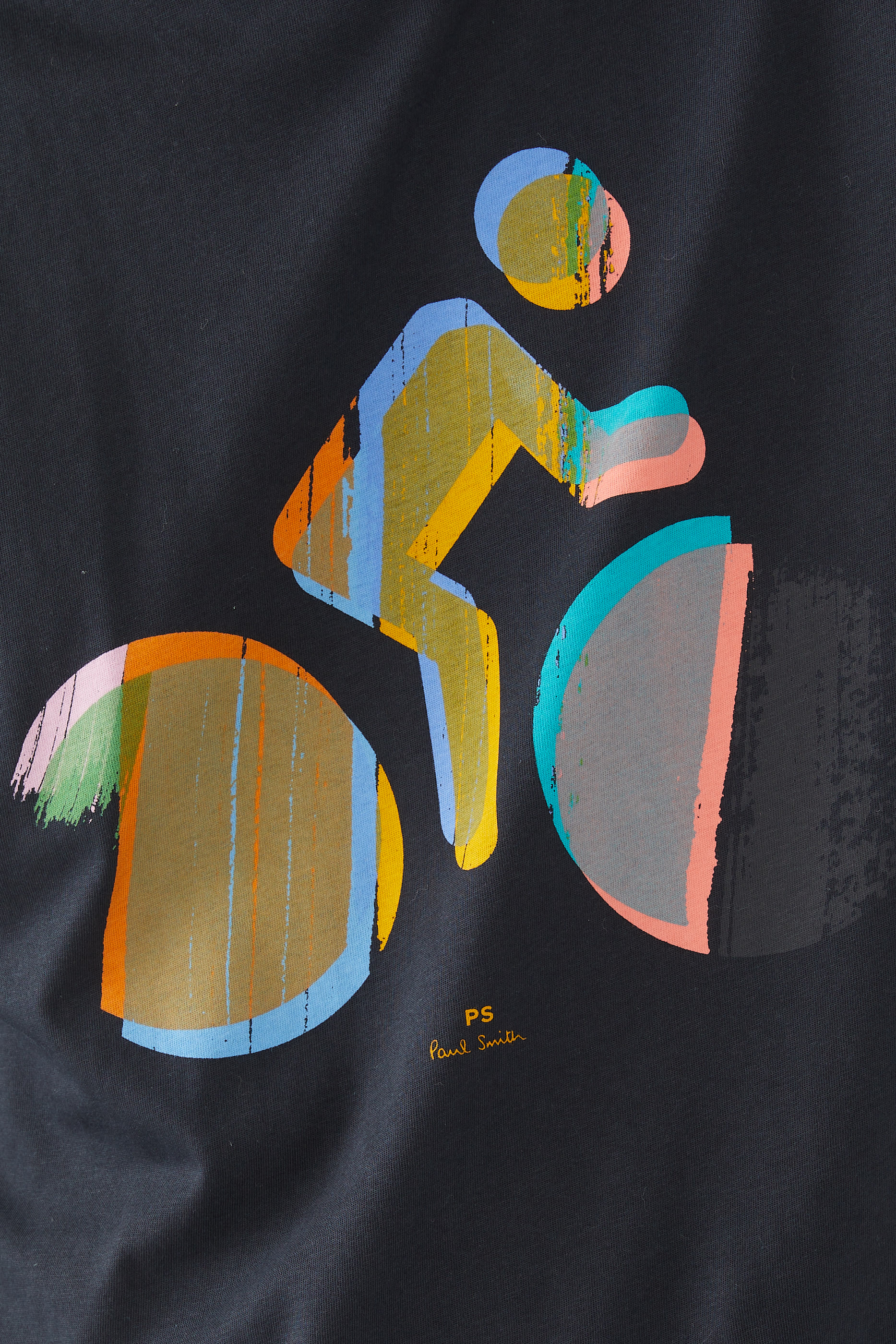 تيشيرت بطبعة راكب دراجة