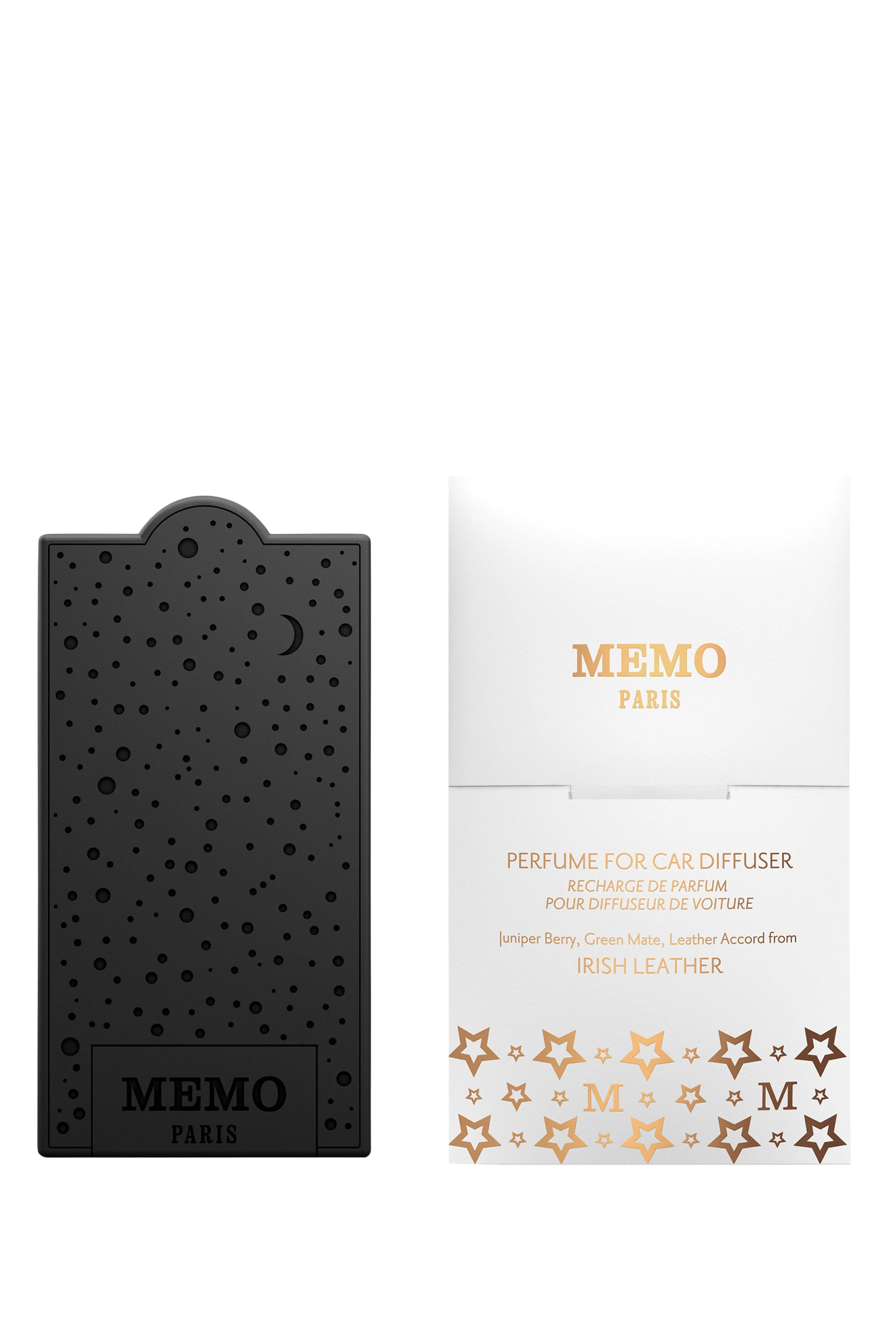 عبوة إعادة ملء موزع عطر للسيارة بالجلد الأيرلندي