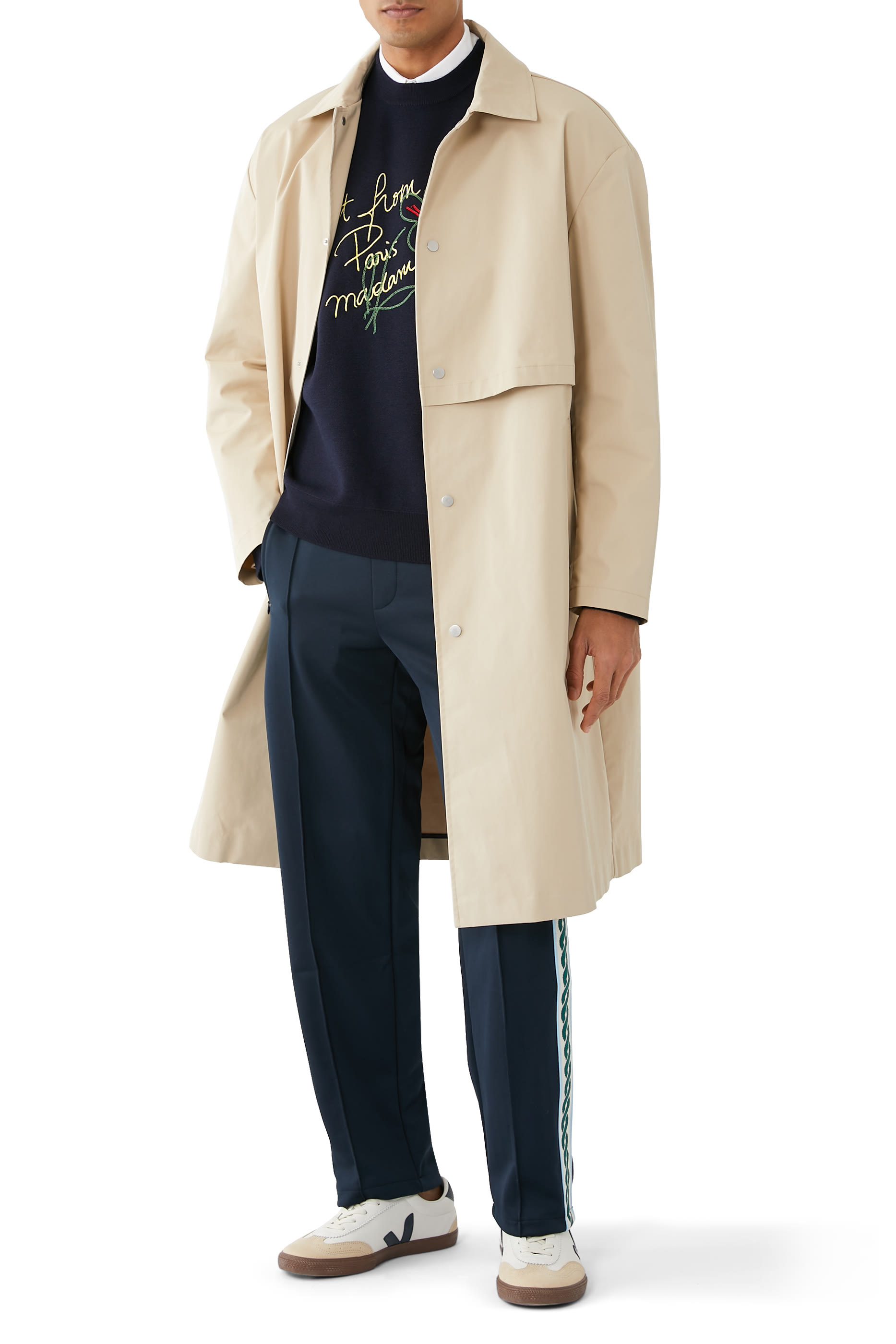 سويت شيرت لا ماي بعبارة نصية