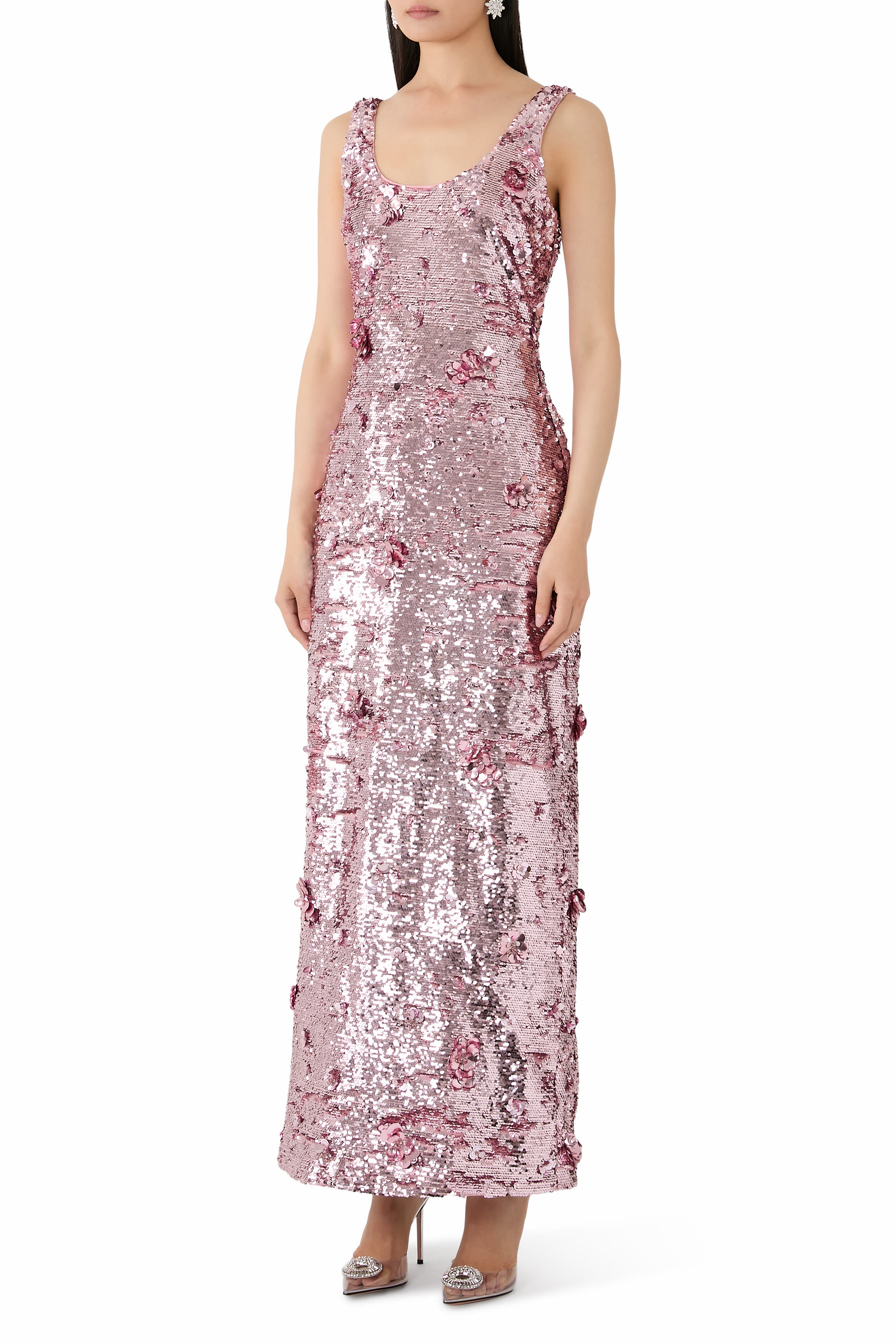 Tindra Embellished Sequin Gown 