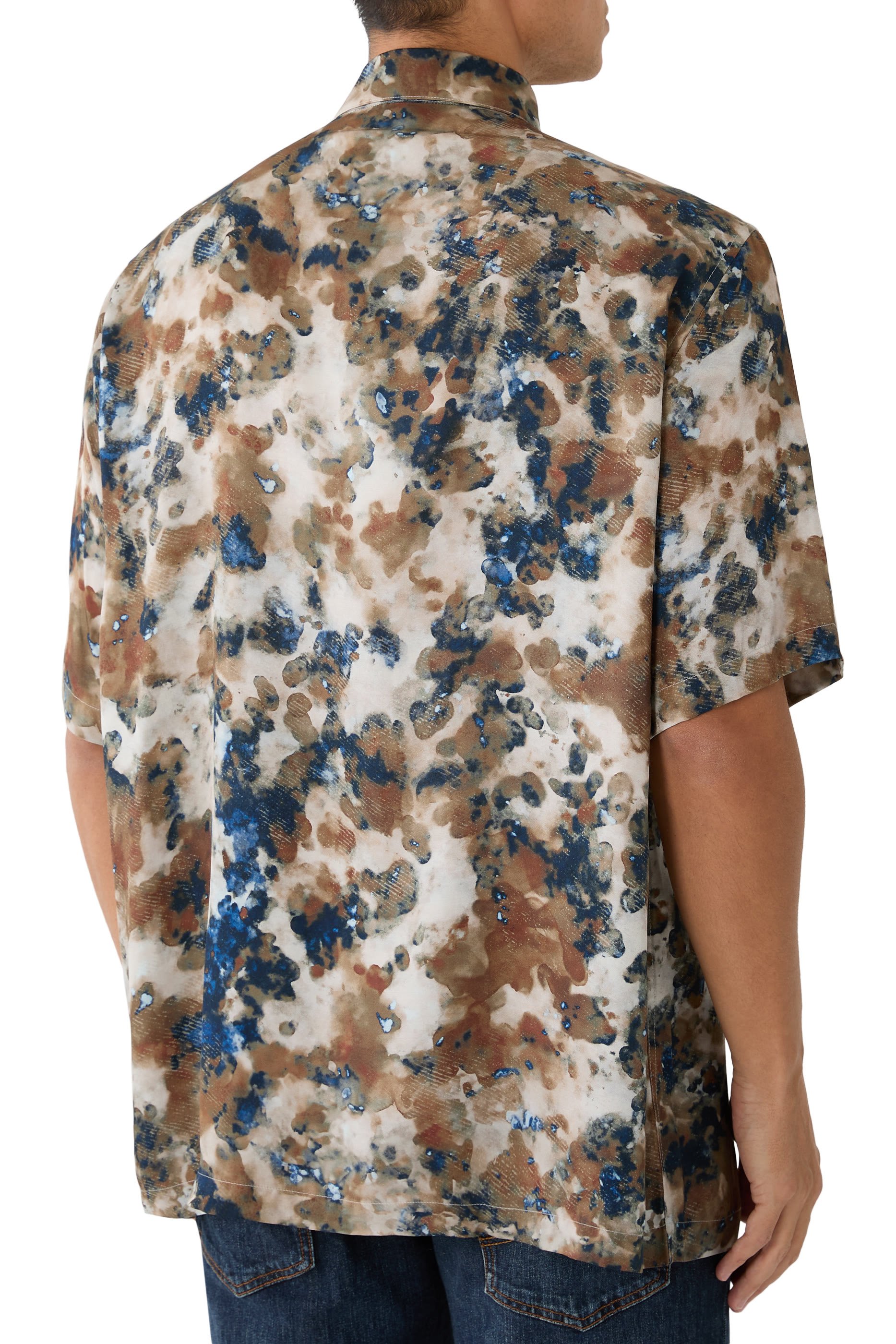 قميص تويل وفيسكوز