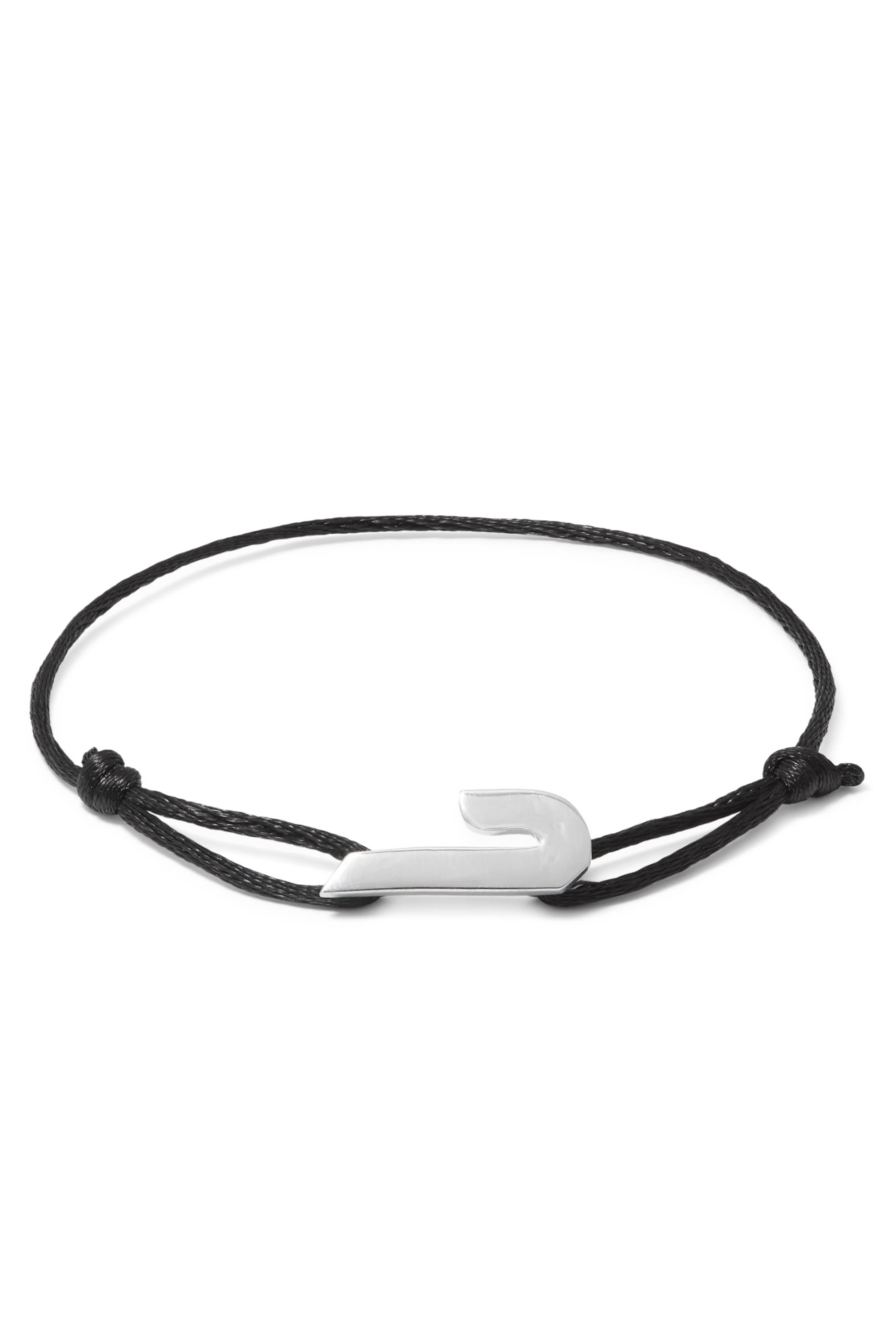 سوار بحلية بتصميم حرف ح، فضة استرلينية