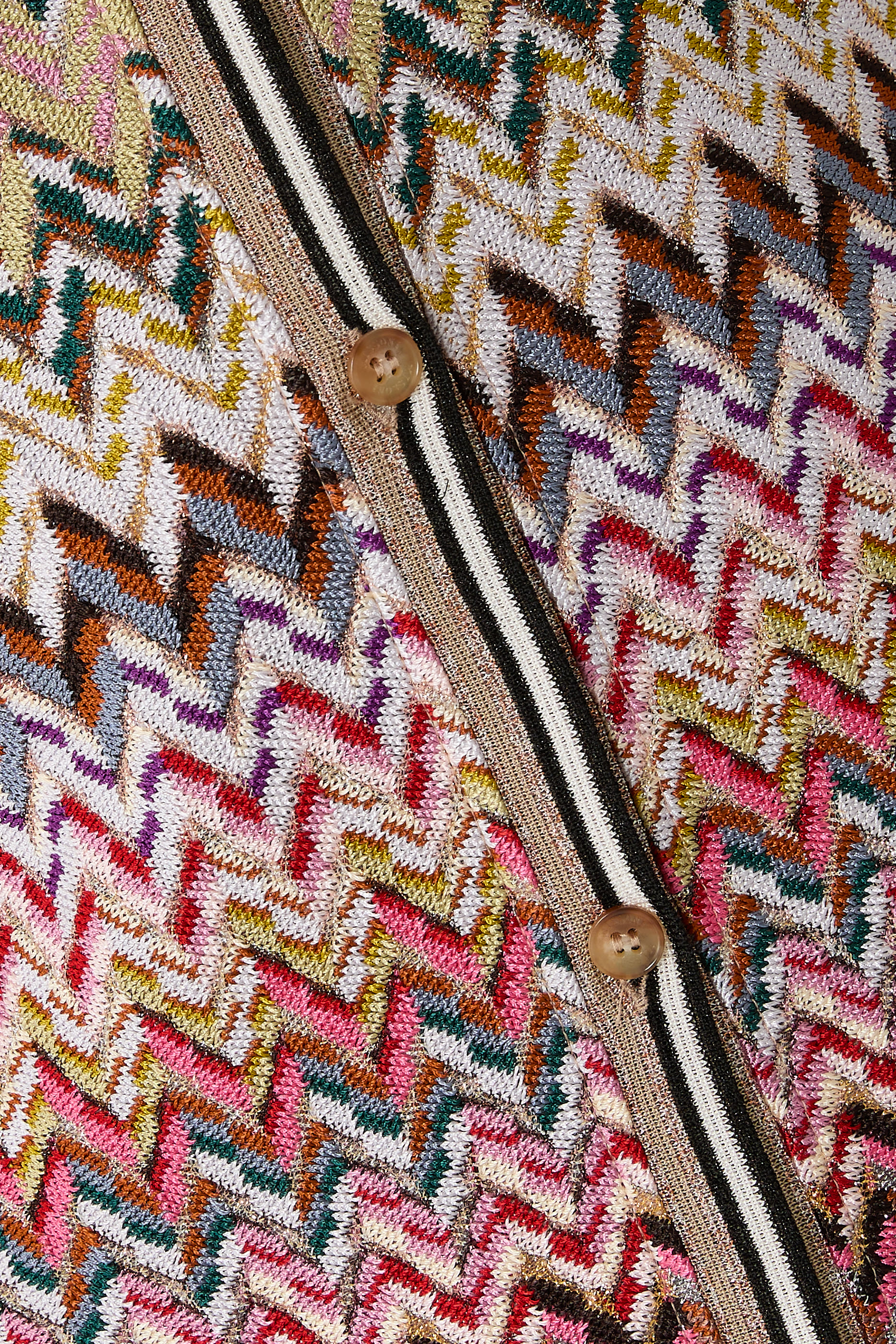 كارديجان بنقشة خطوط متعرجة