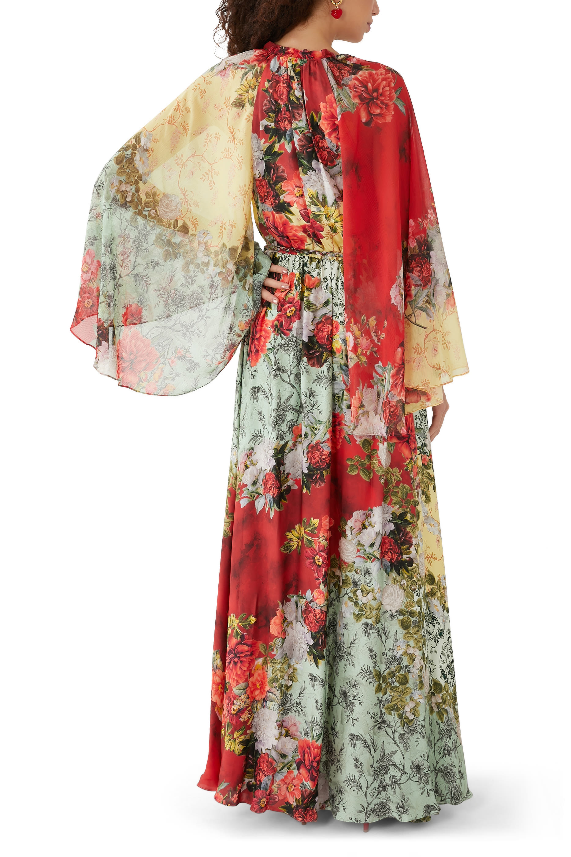 فستان طويل ماليندا بفتحة