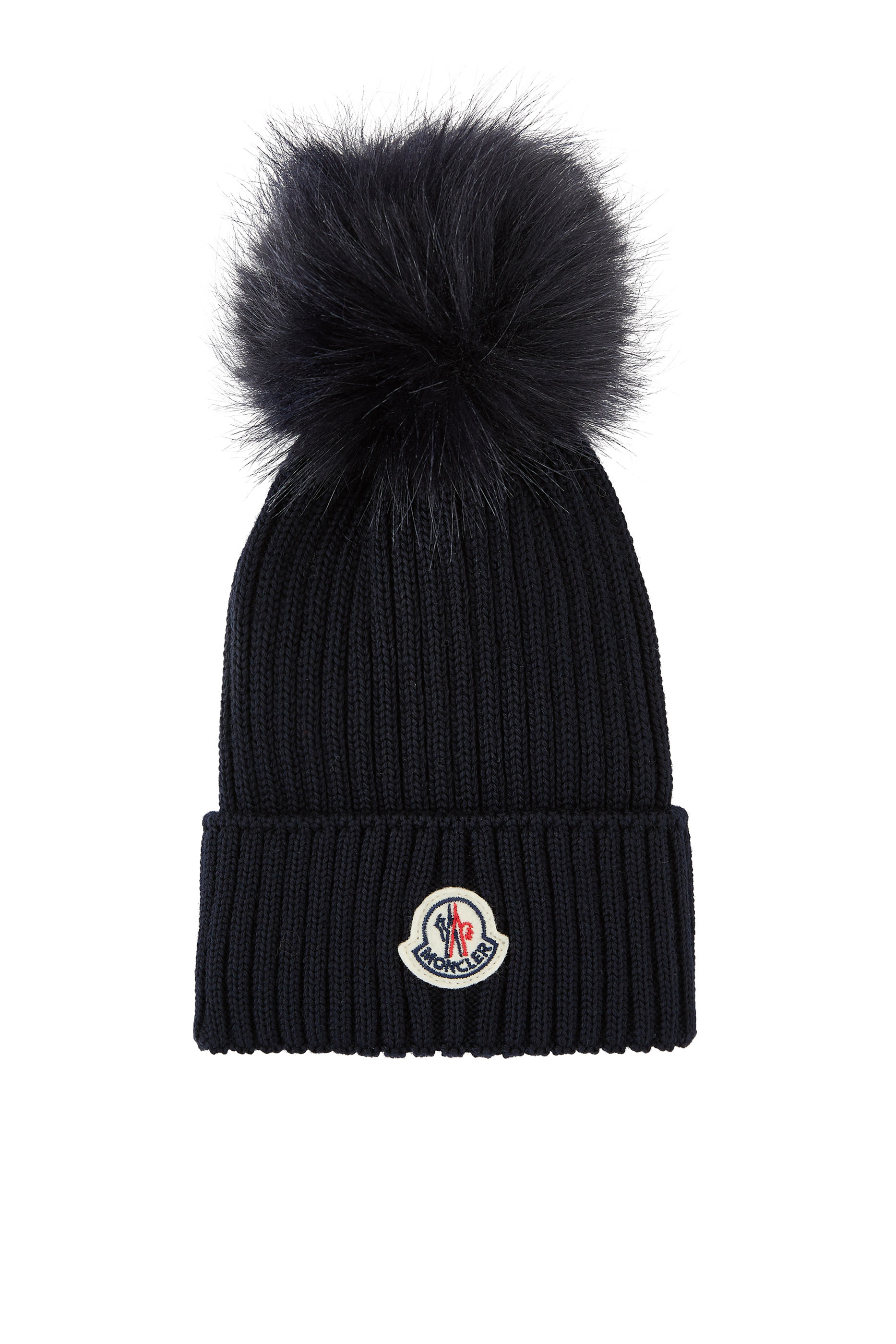 قبعة بيني للأطفال بكرة بوم بوم صوف