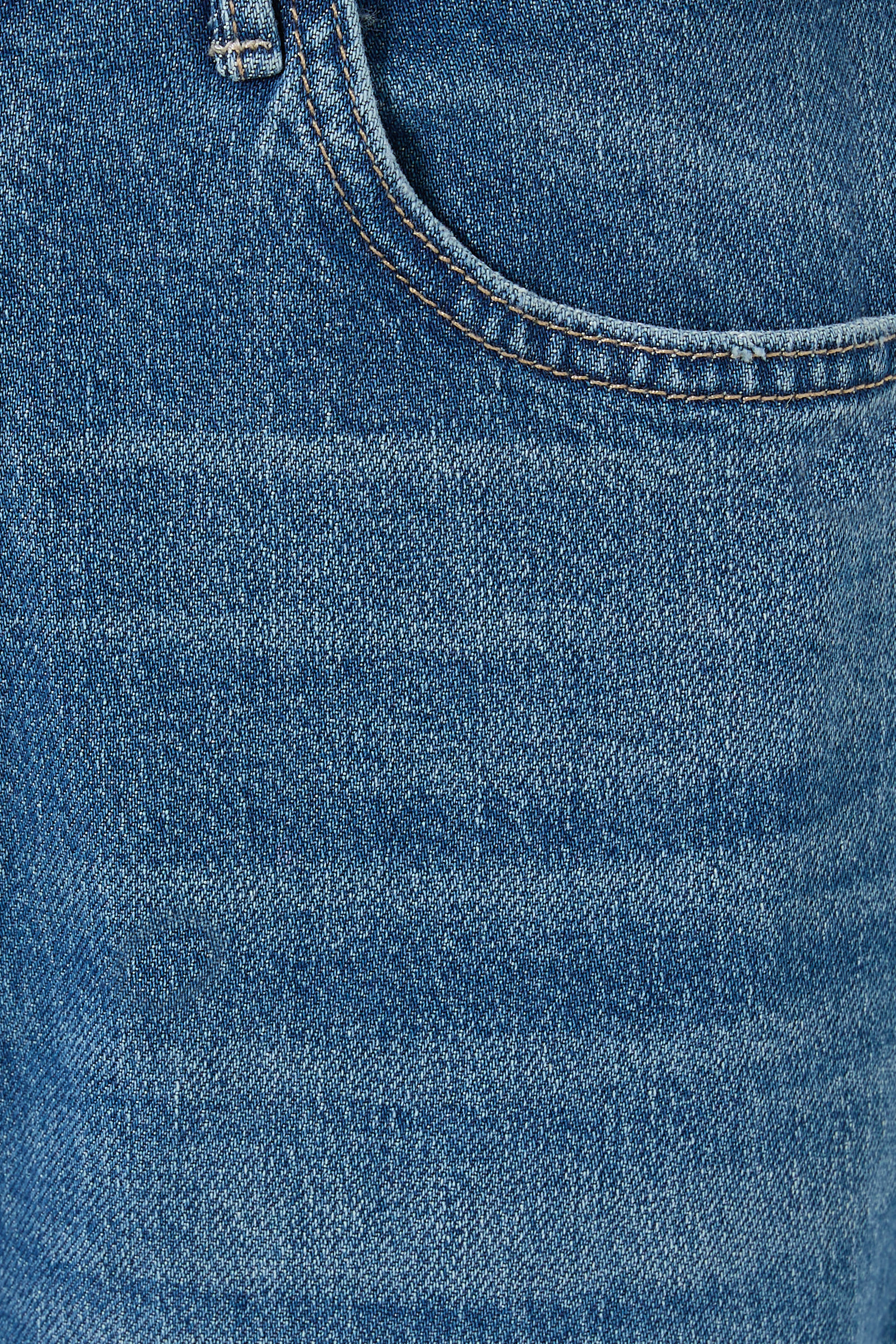 بنطال جينز تانل فيجن سنيك بخصر مرتفع