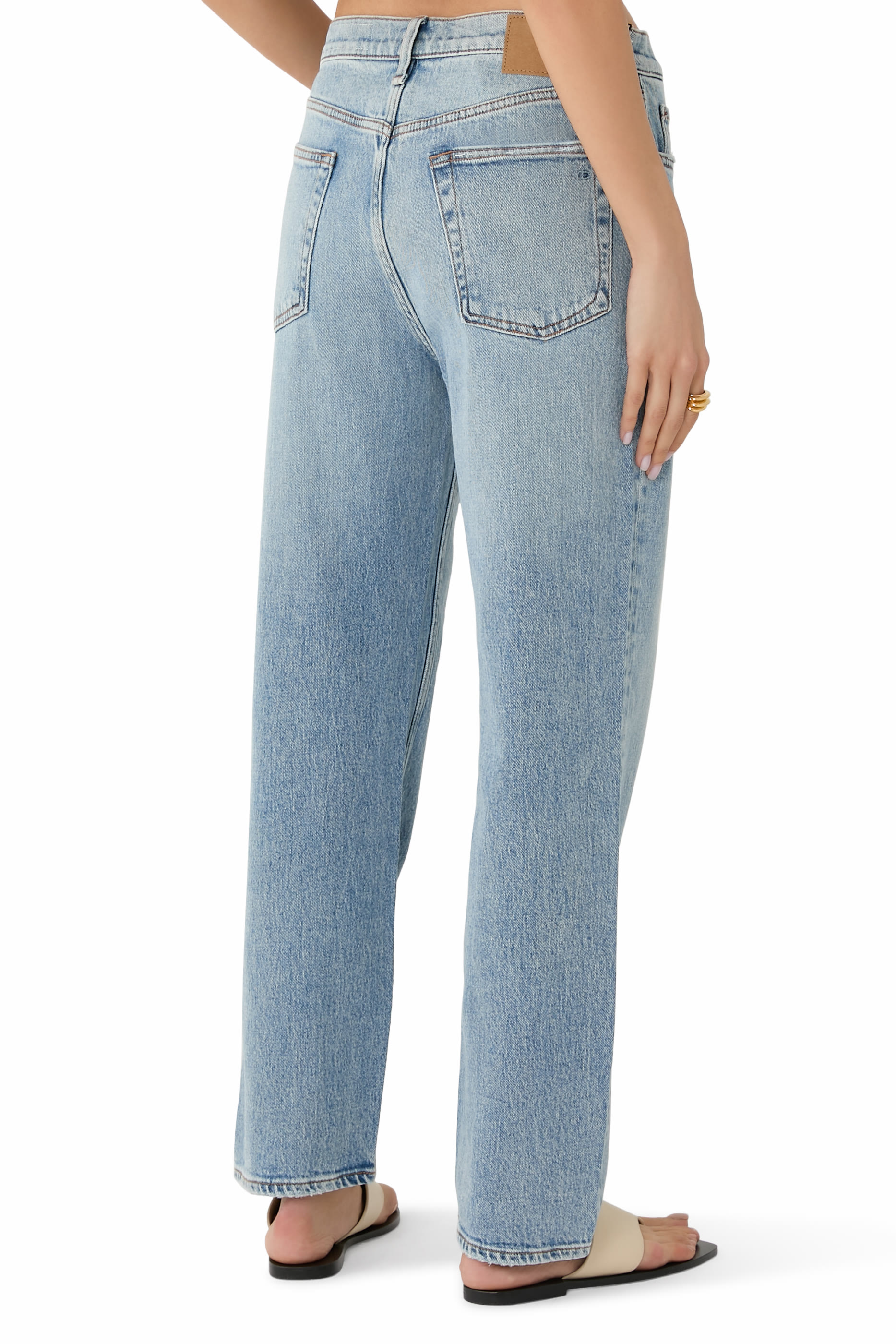 بنطال جينز هارلو بطول الكاحل