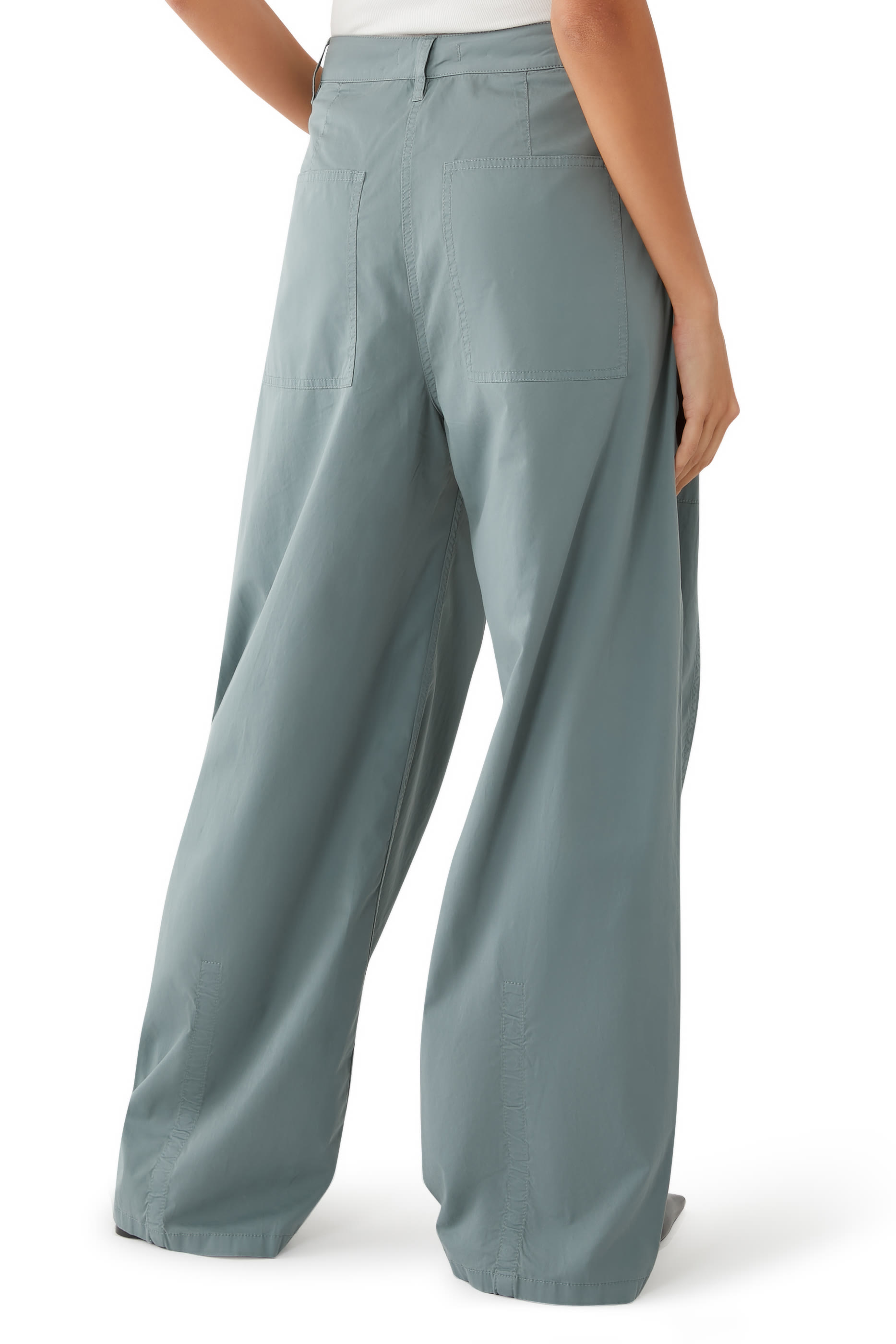 بنطال سيد قطن حرير بتصميم مصبوغ