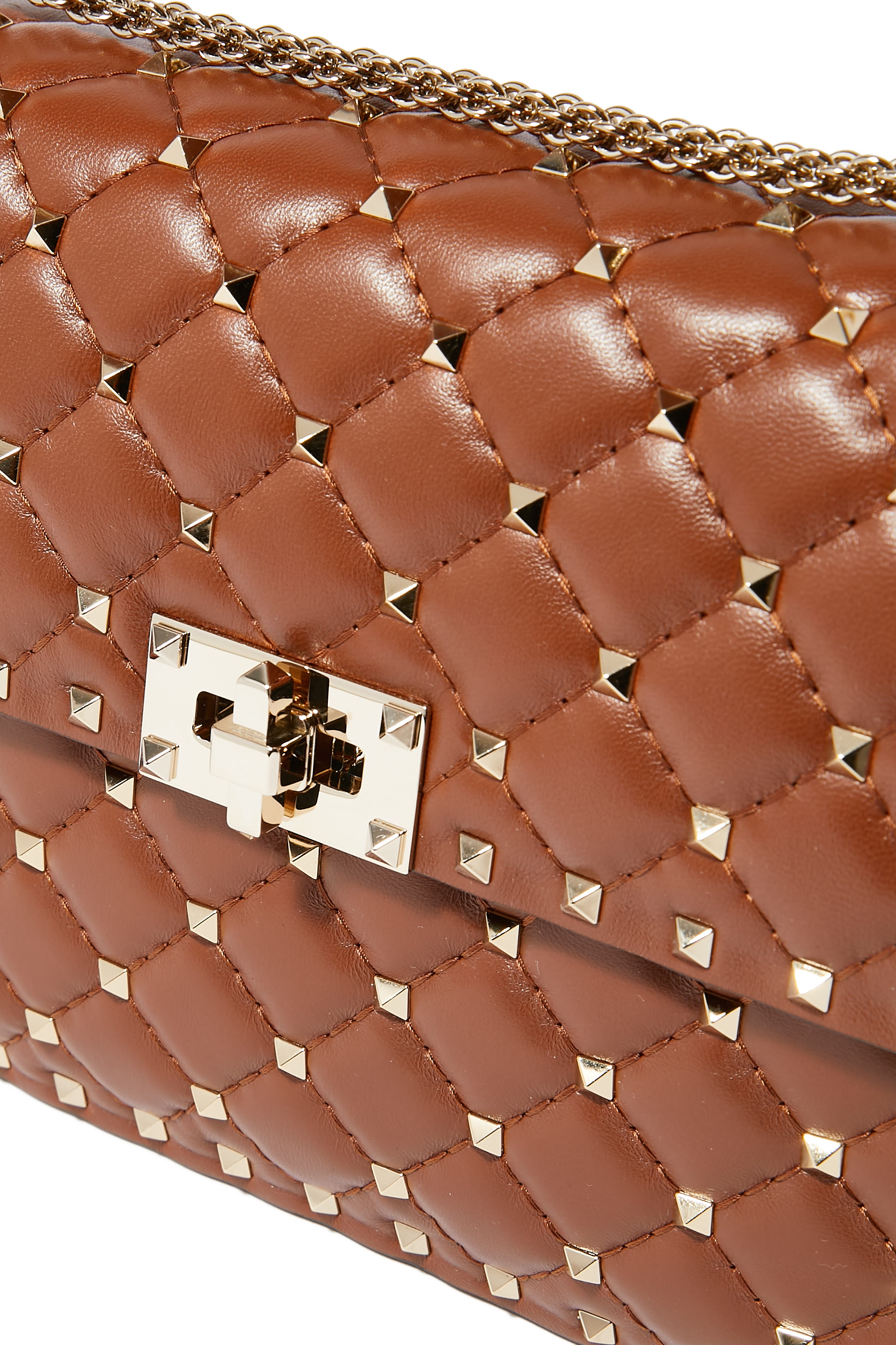 حقيبة كتف بحلي هرمية