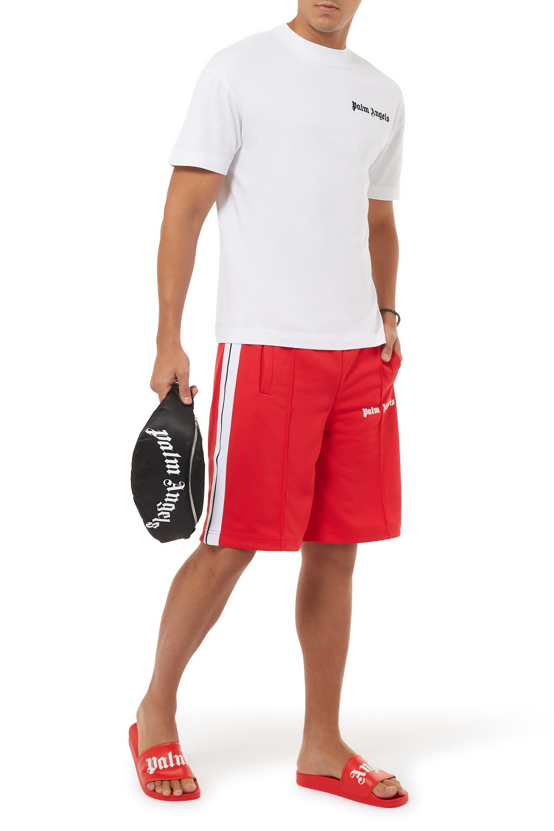 طقم تيشيرت بطبعة شعار الماركة 3 قطع