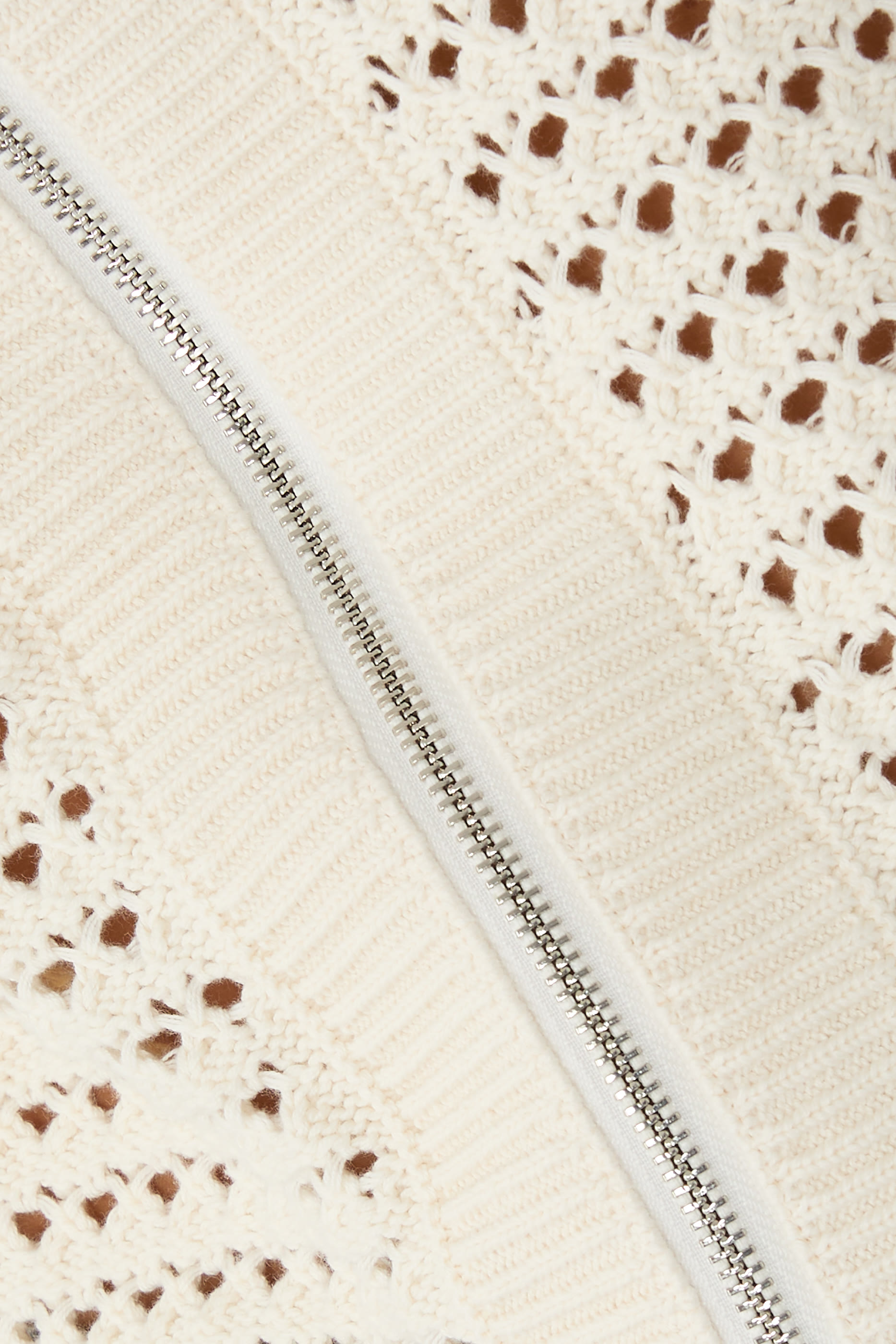 Eloise Zip-Through Knit Sweatshirt