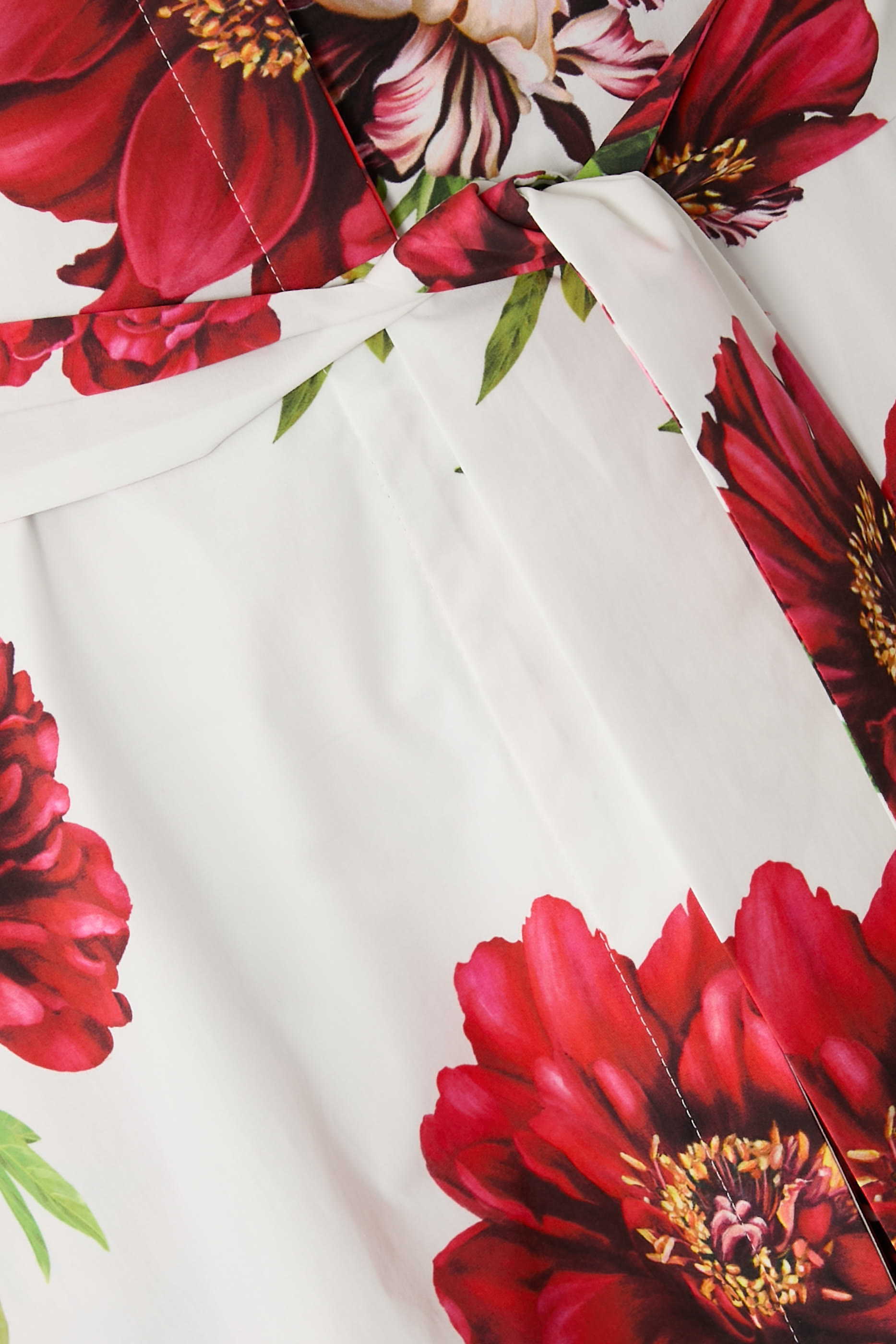 قفطان بنقشة زهور فاوانيا قطن بوبلين