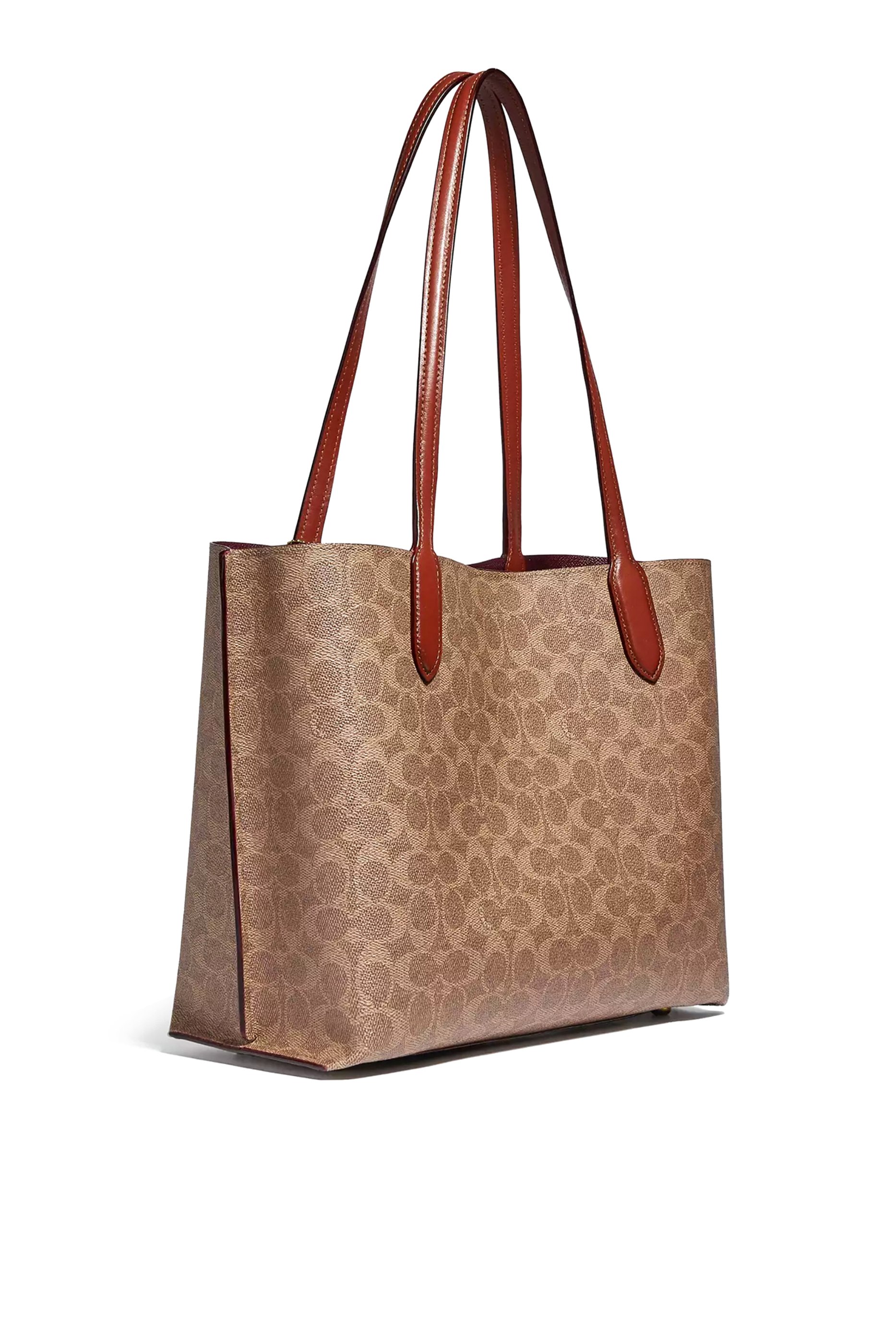 حقيبة يد ويلو قنب بنقشة شعار الماركة