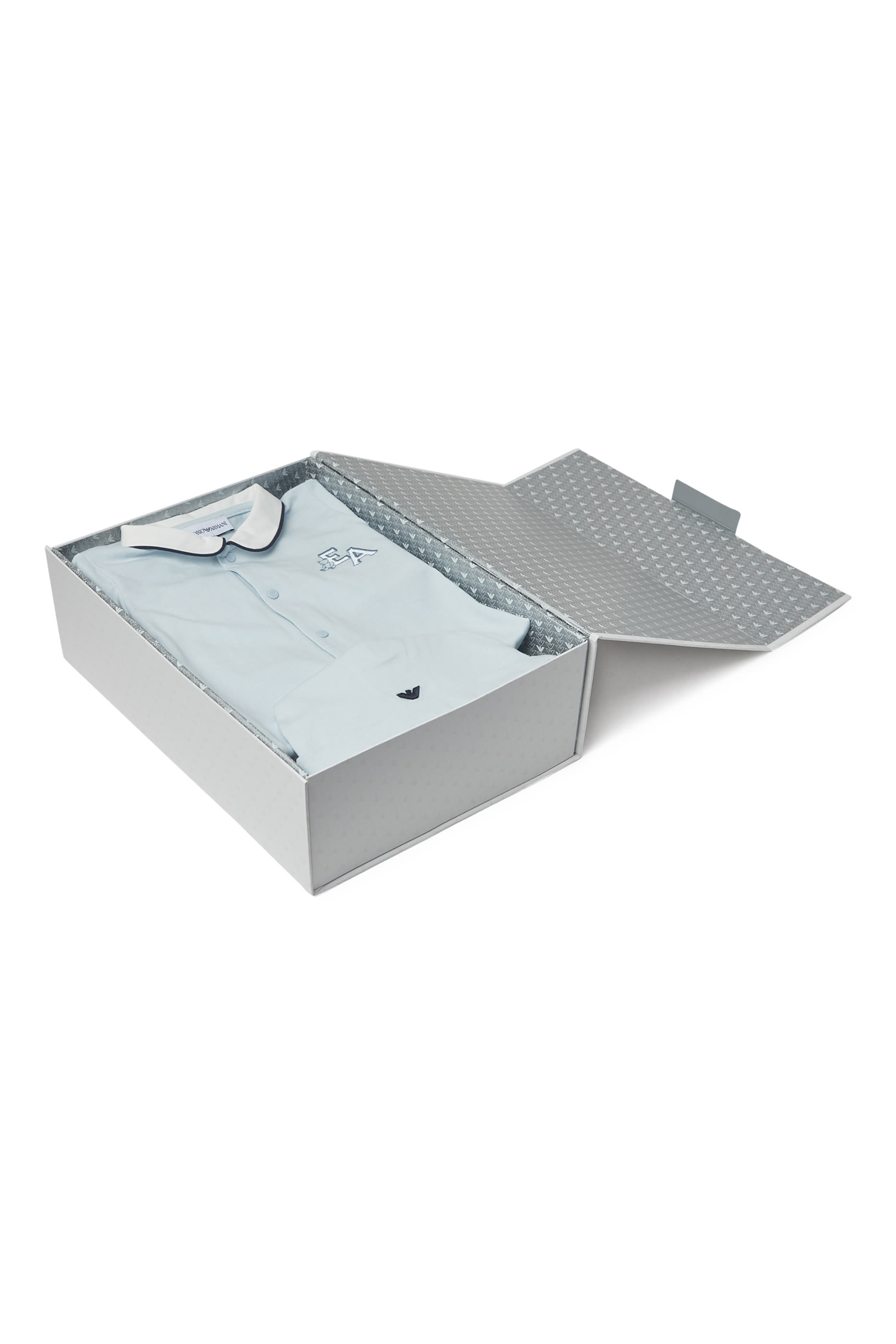 طقم بودي سوت بشعار الماركة وقبعة للأطفال