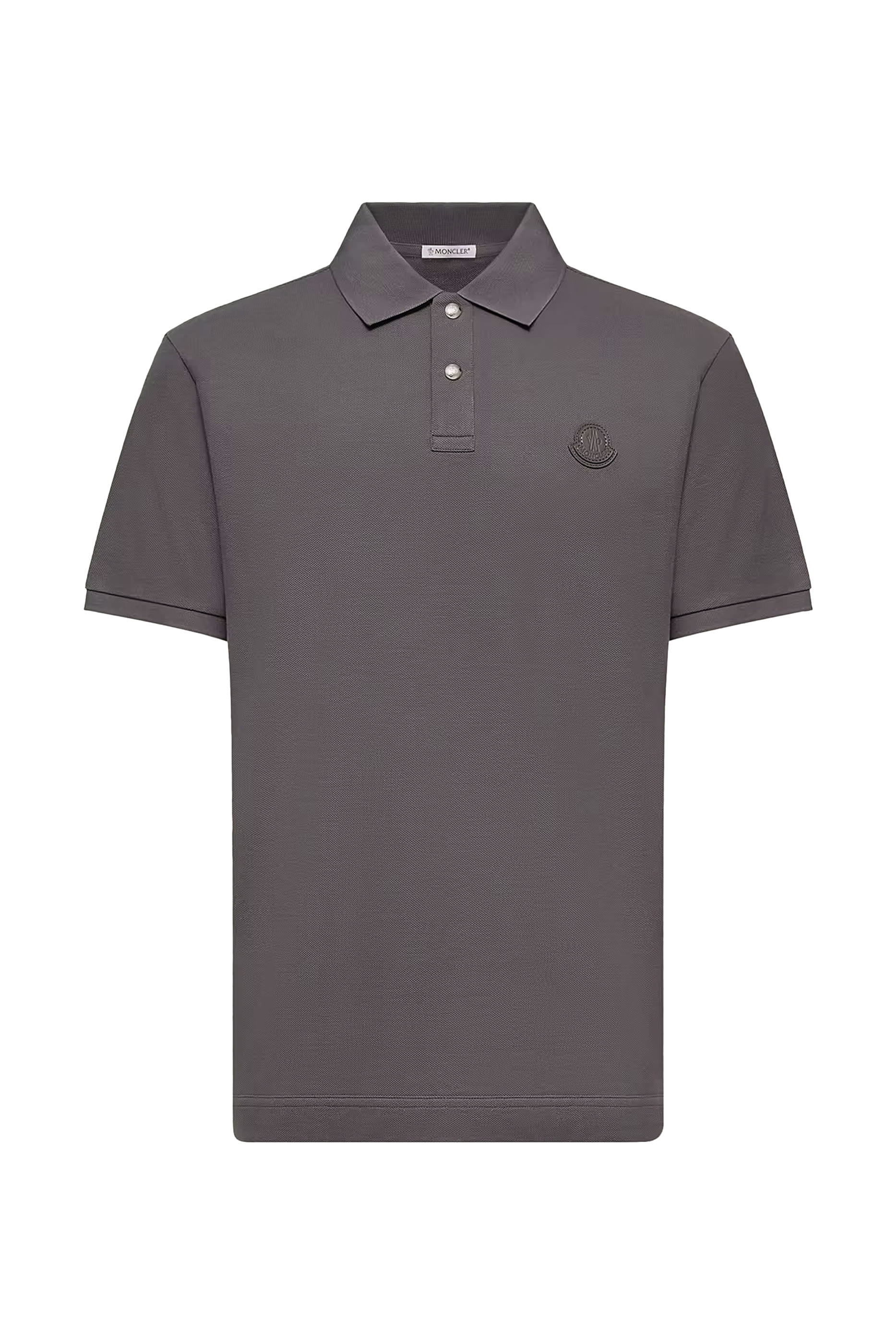 قميص بولو برقعة شعار الماركة قطن بيكيه