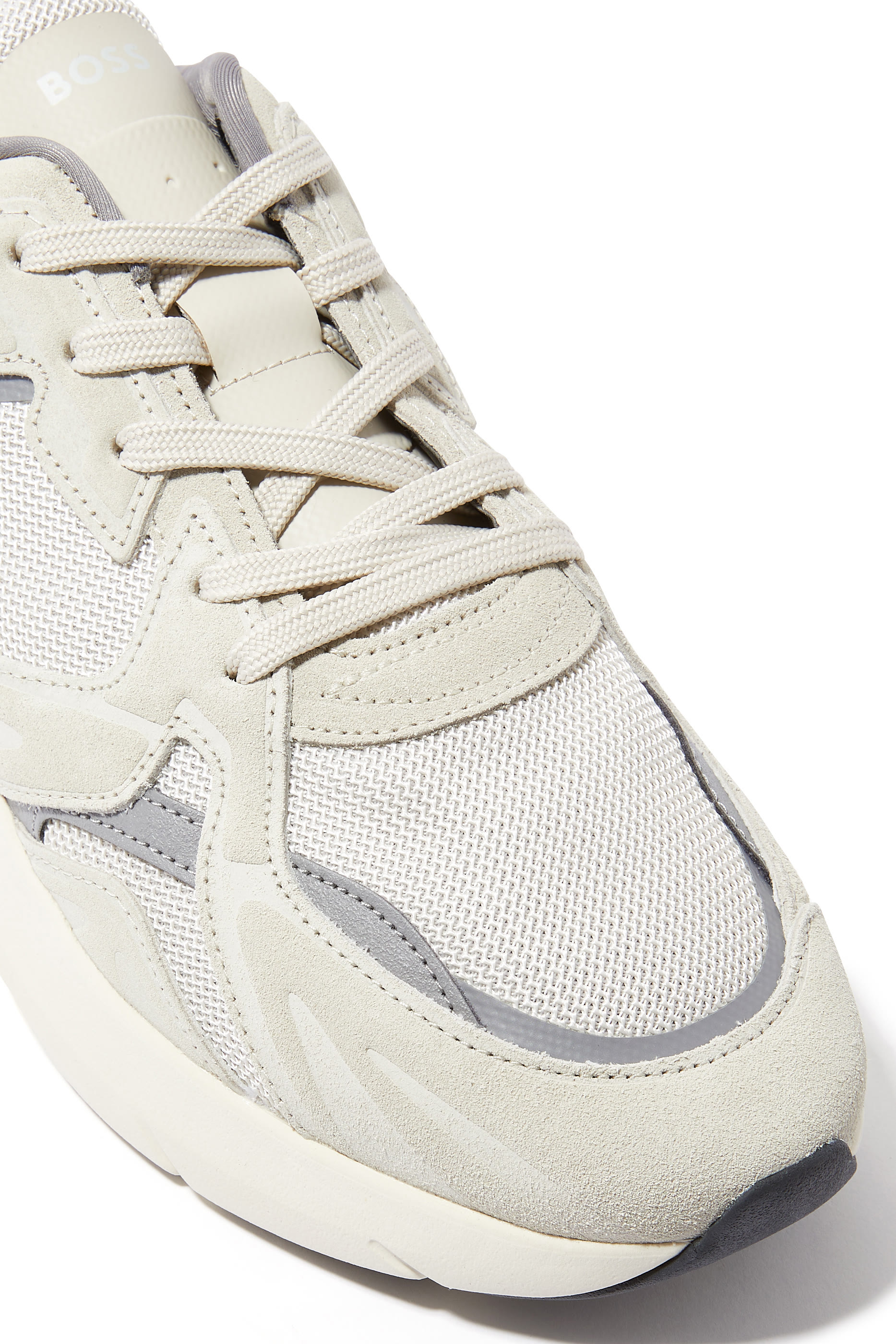 Mixed-Material Sneakers