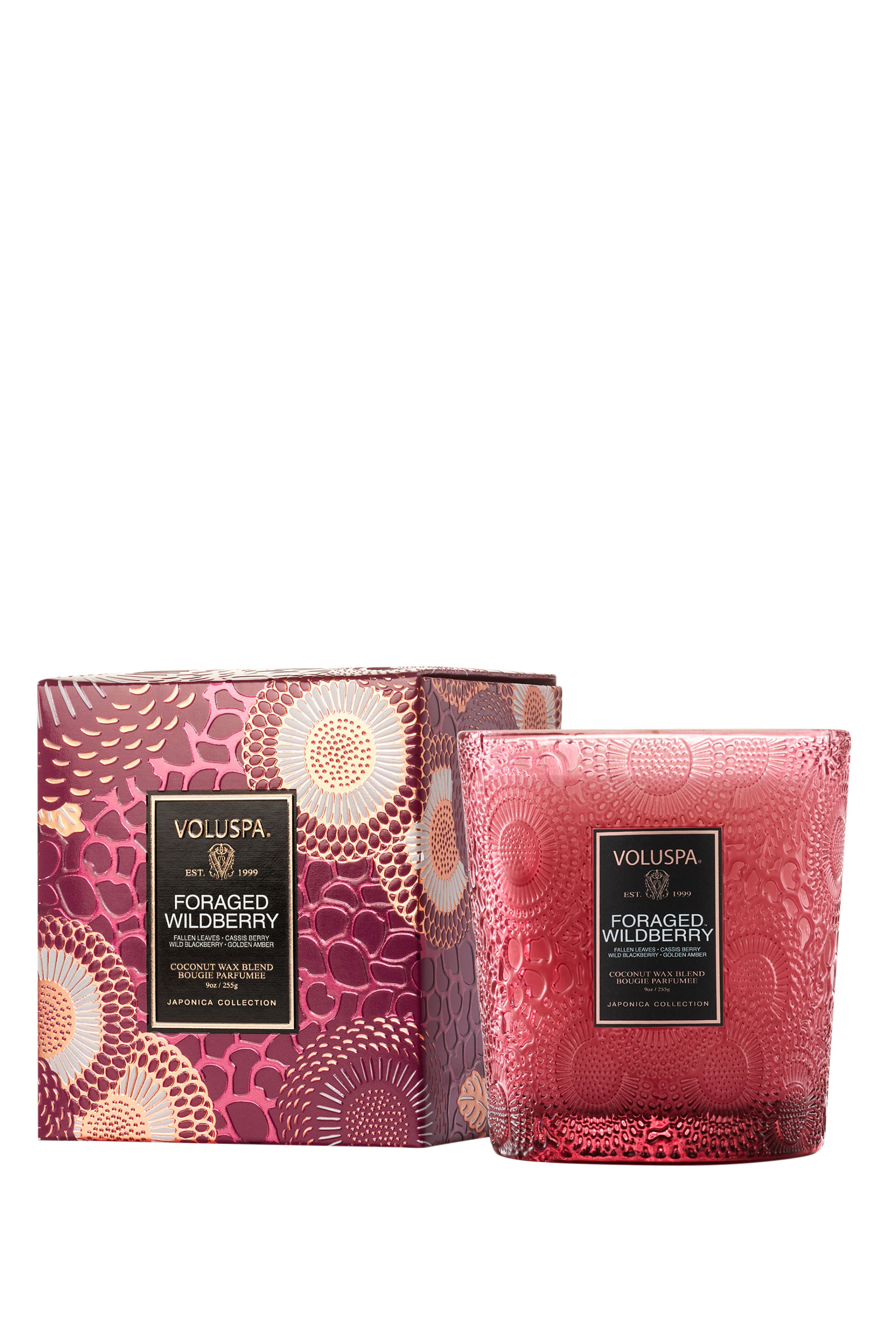 شمعة فوراجد وايلدبيري في وعاء فاخر