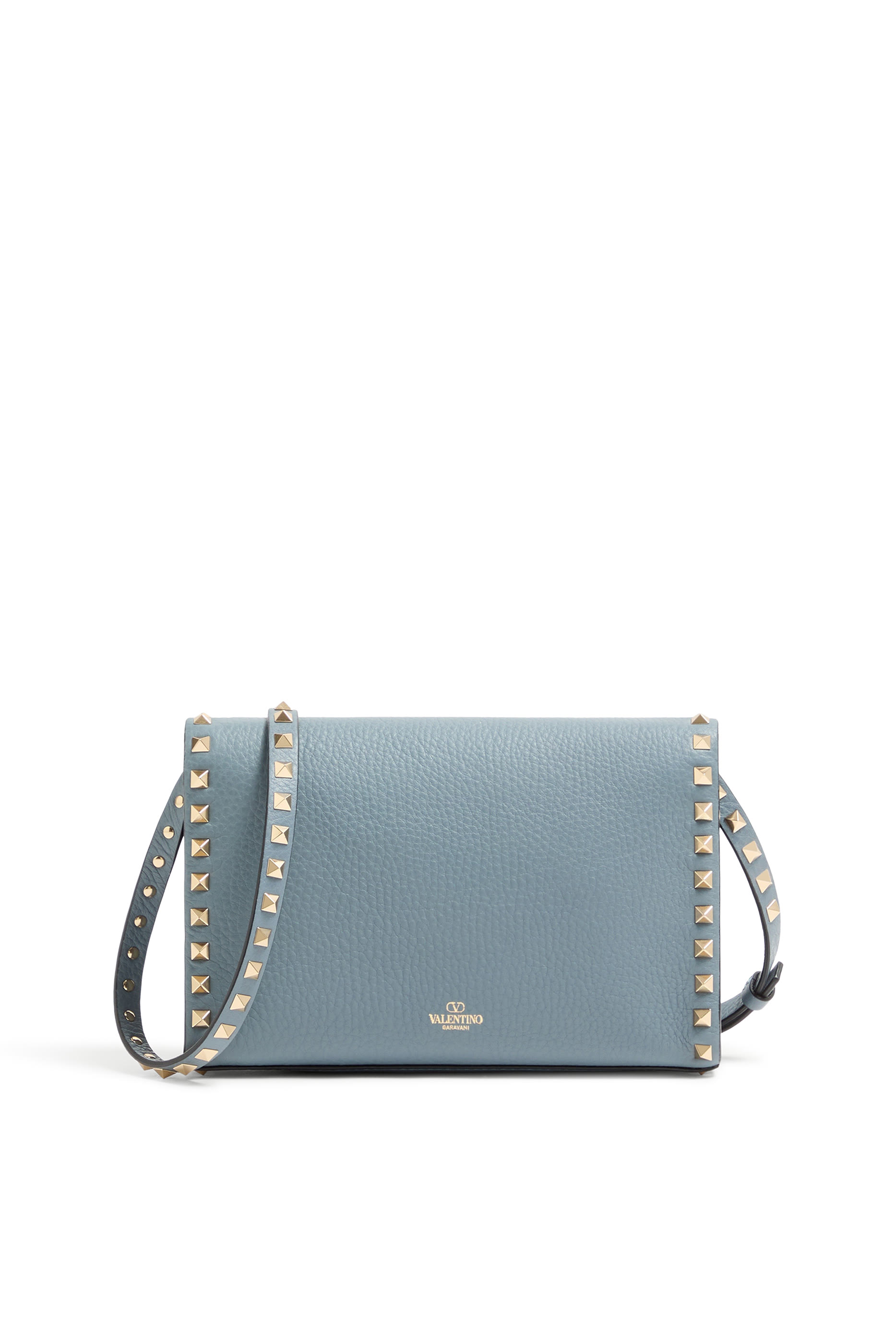 Rockstud Grained Small Shoulder Bag