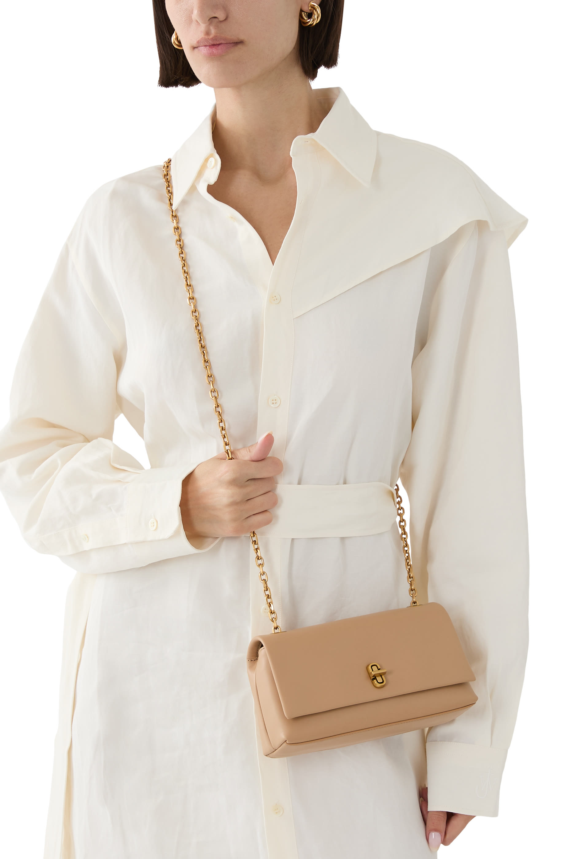 حقيبة صغيرة بحمالة سلسلة مزوجة