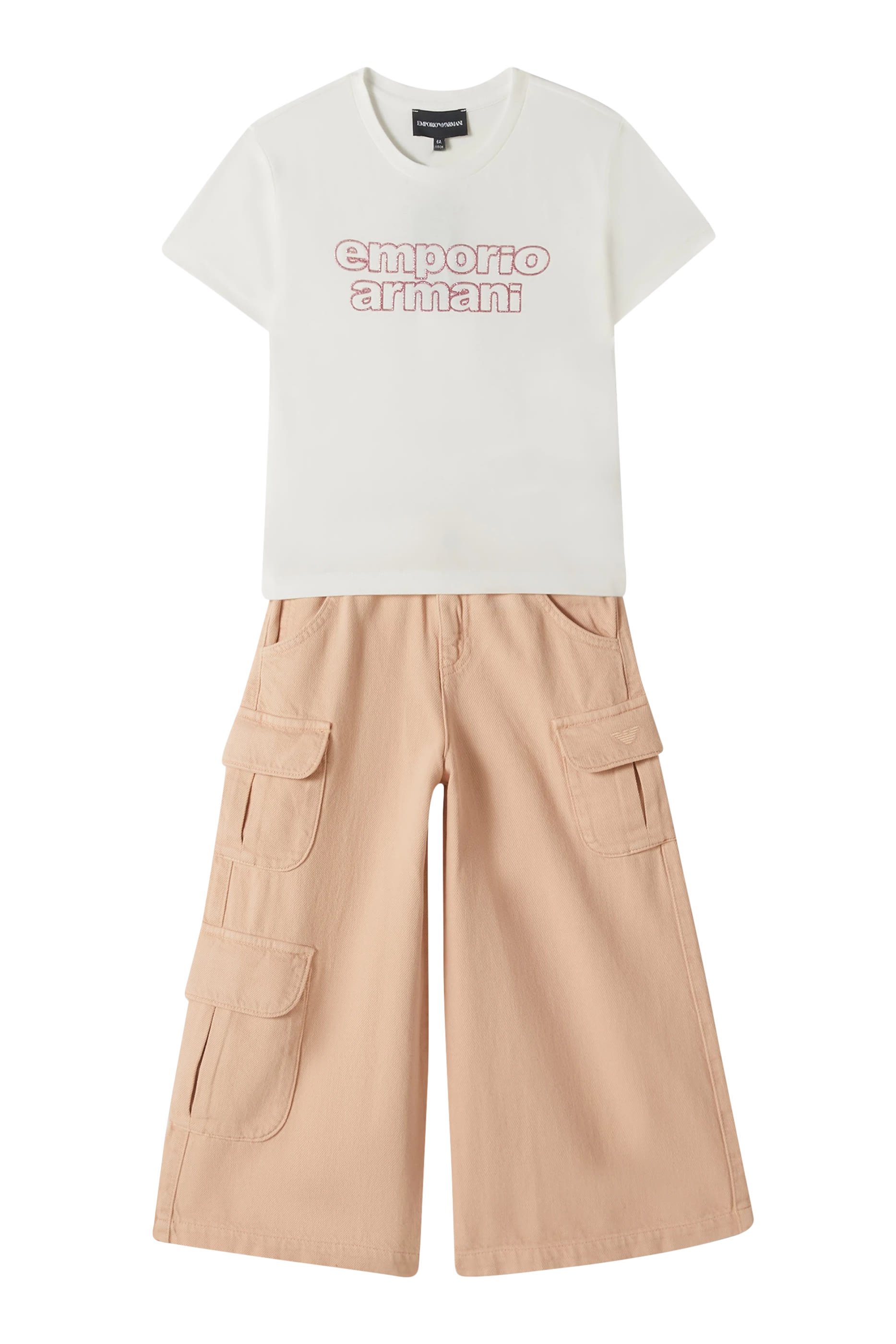 تيشيرت بشعار الماركة للأطفال