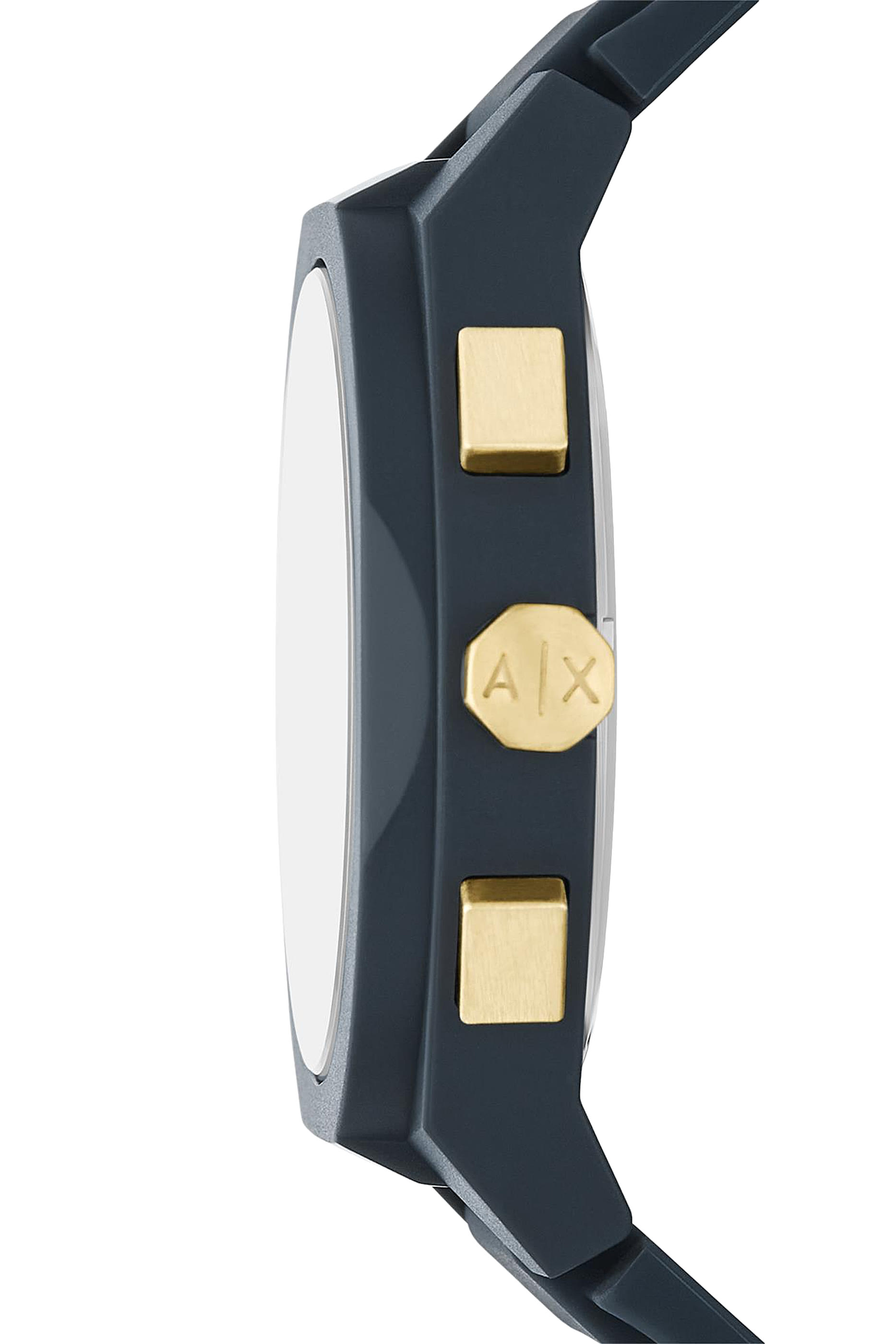 ساعة كرونوغراف زرقاء سيليكون