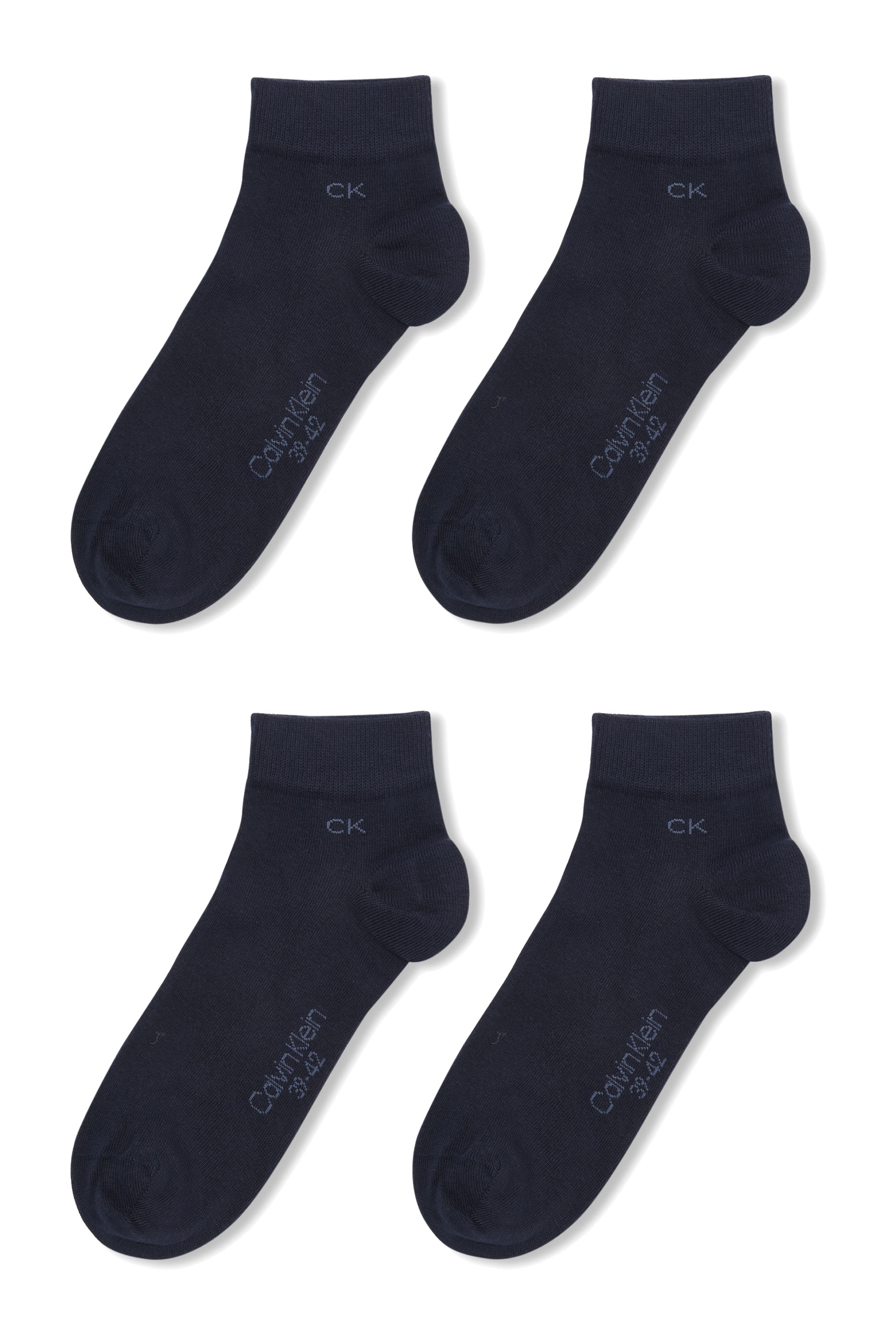 طقم جوارب كاجوال قطن بطول الكاحل، زوجان