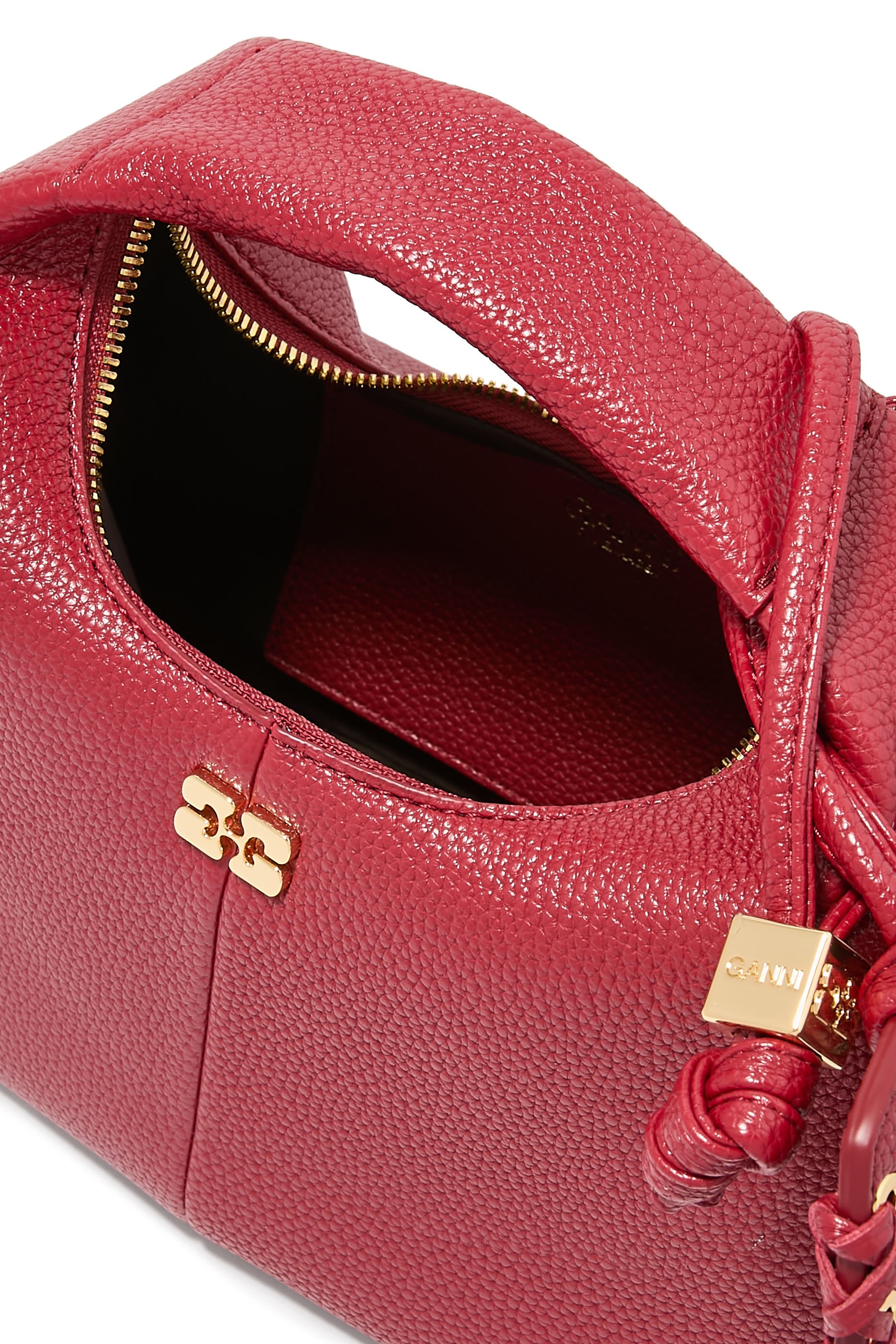 حقيبة هوبو صغيرة بارزة الملمس