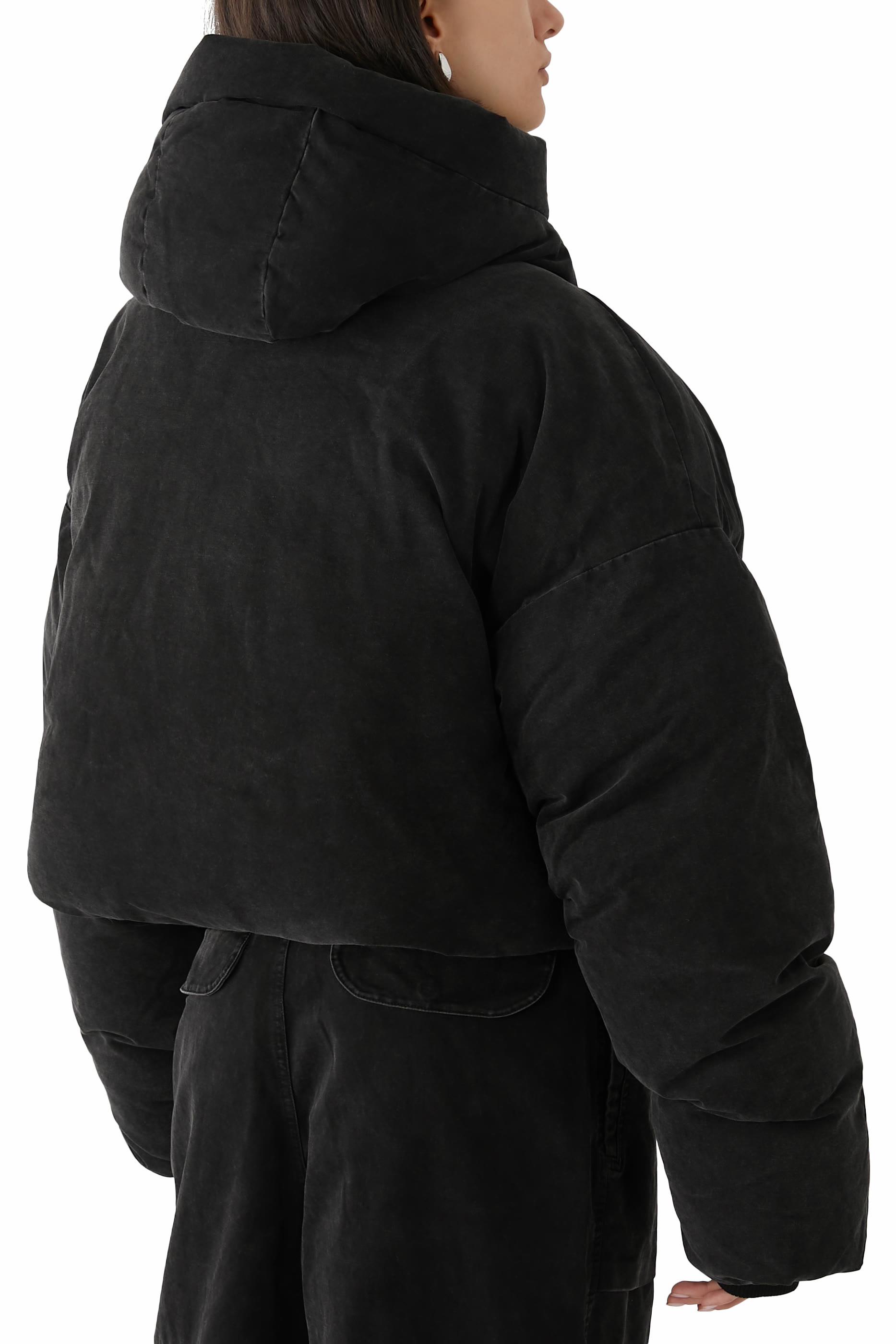 جاكيت بافر ام ام ال بغطاء للرأس