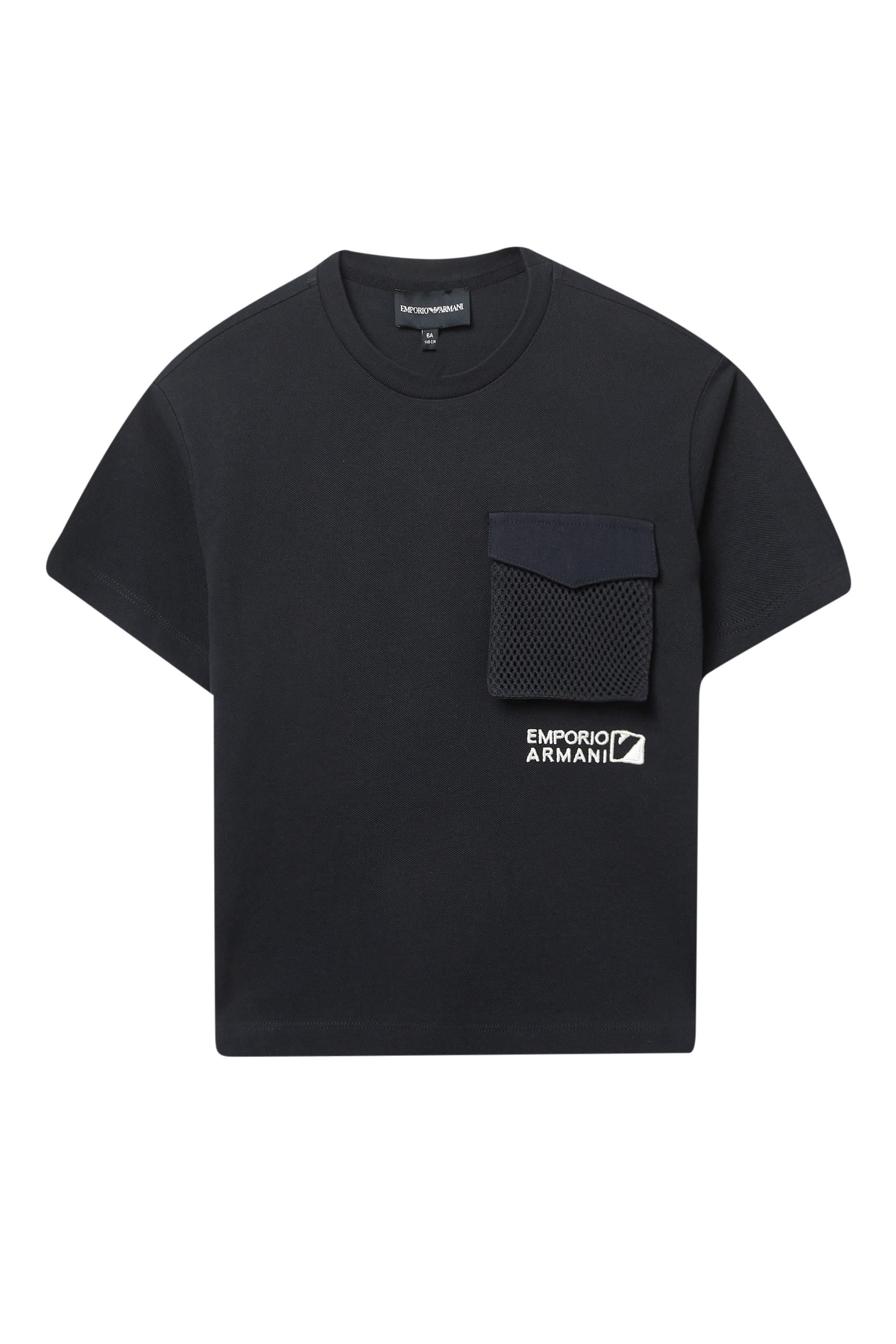 تيشيرت للأطفال بجيب عند الصدر