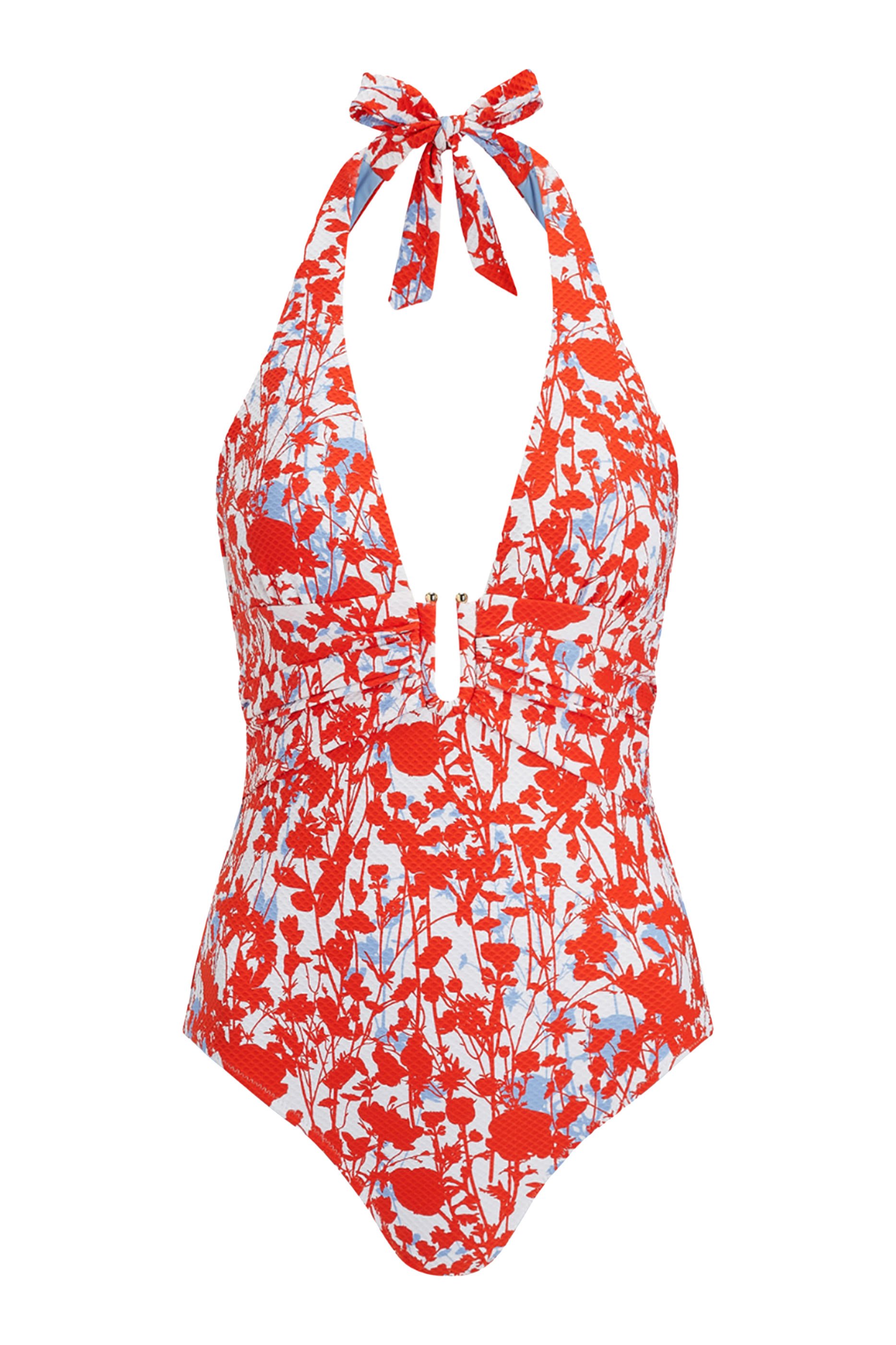 بدلة سباحة ديا برباط حول العنق وحلية U