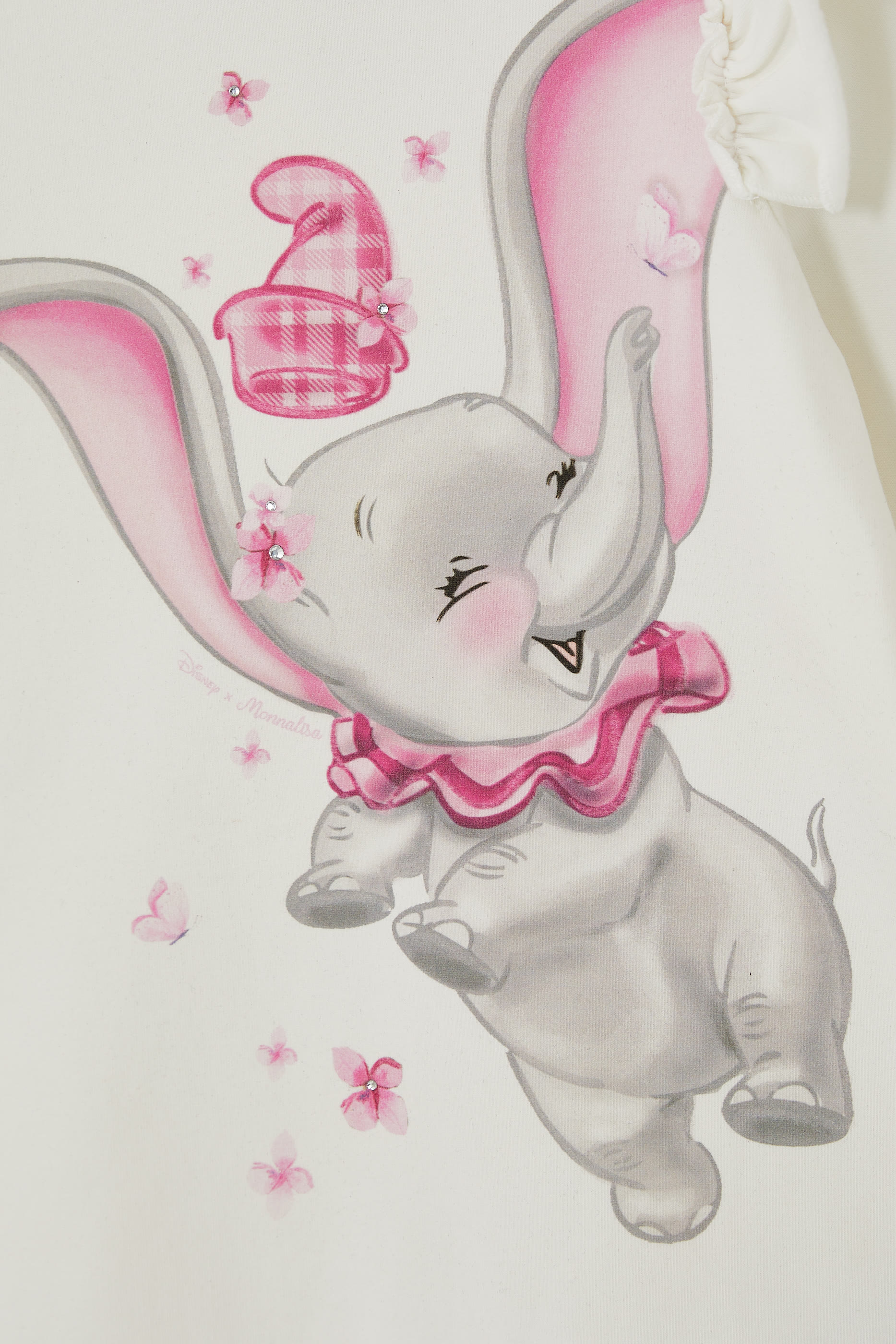 فستان بنقشة دامبو قطن جيرسيه