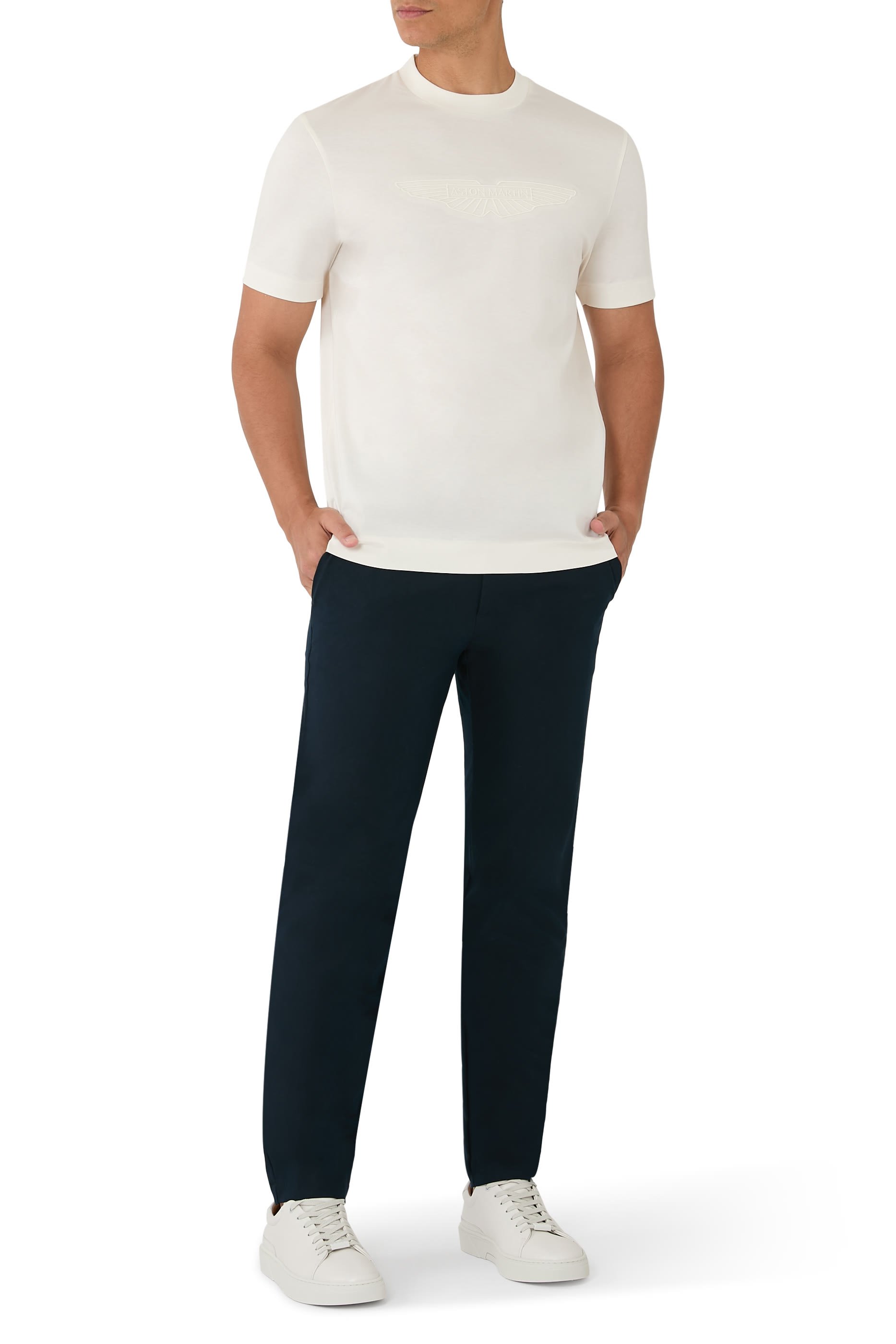 تيشيرت بوس &times; أستون مارتن قطن ممرسر