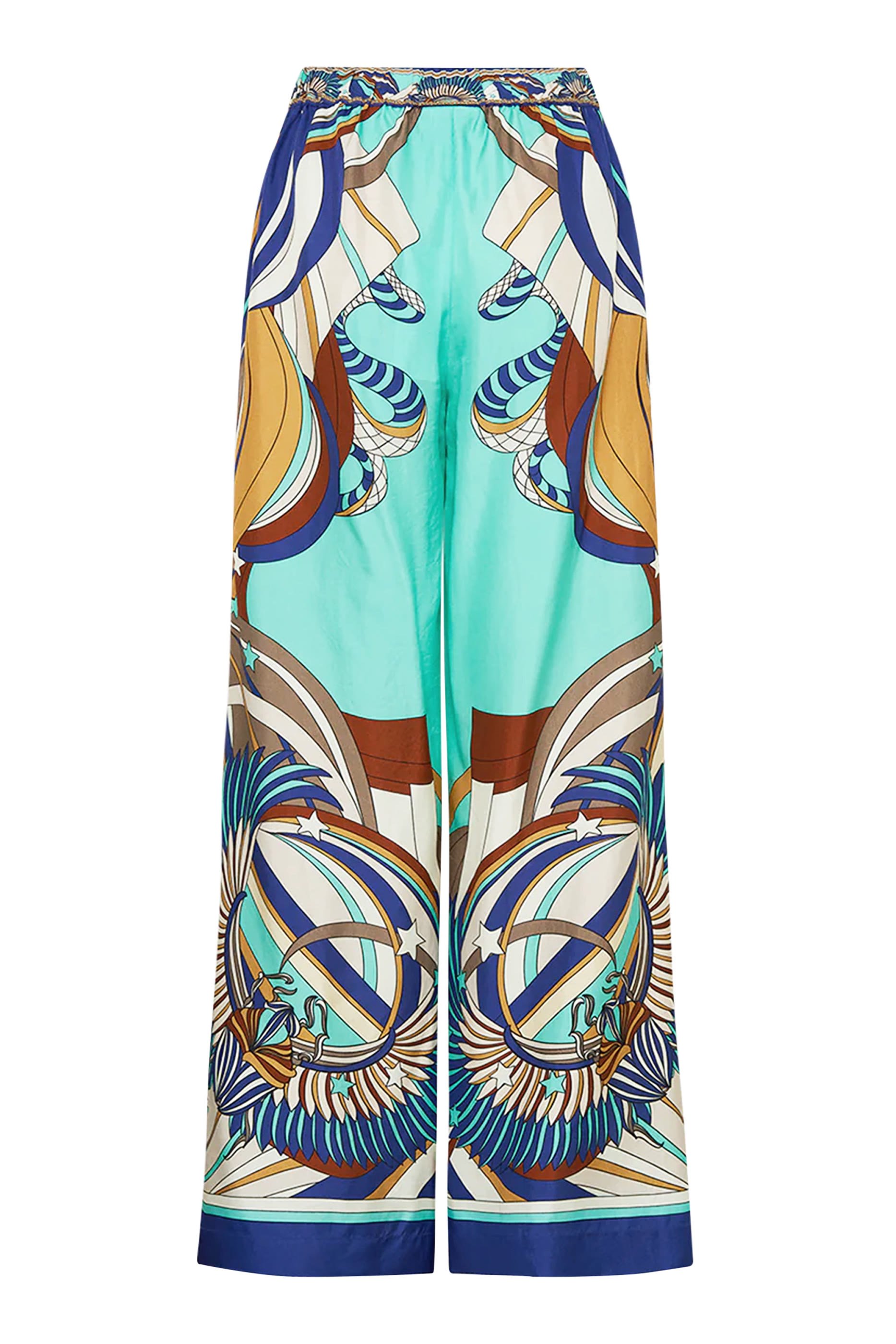 بنطال أواسيس أوراكل بقصة مريحة مقسم بألوان