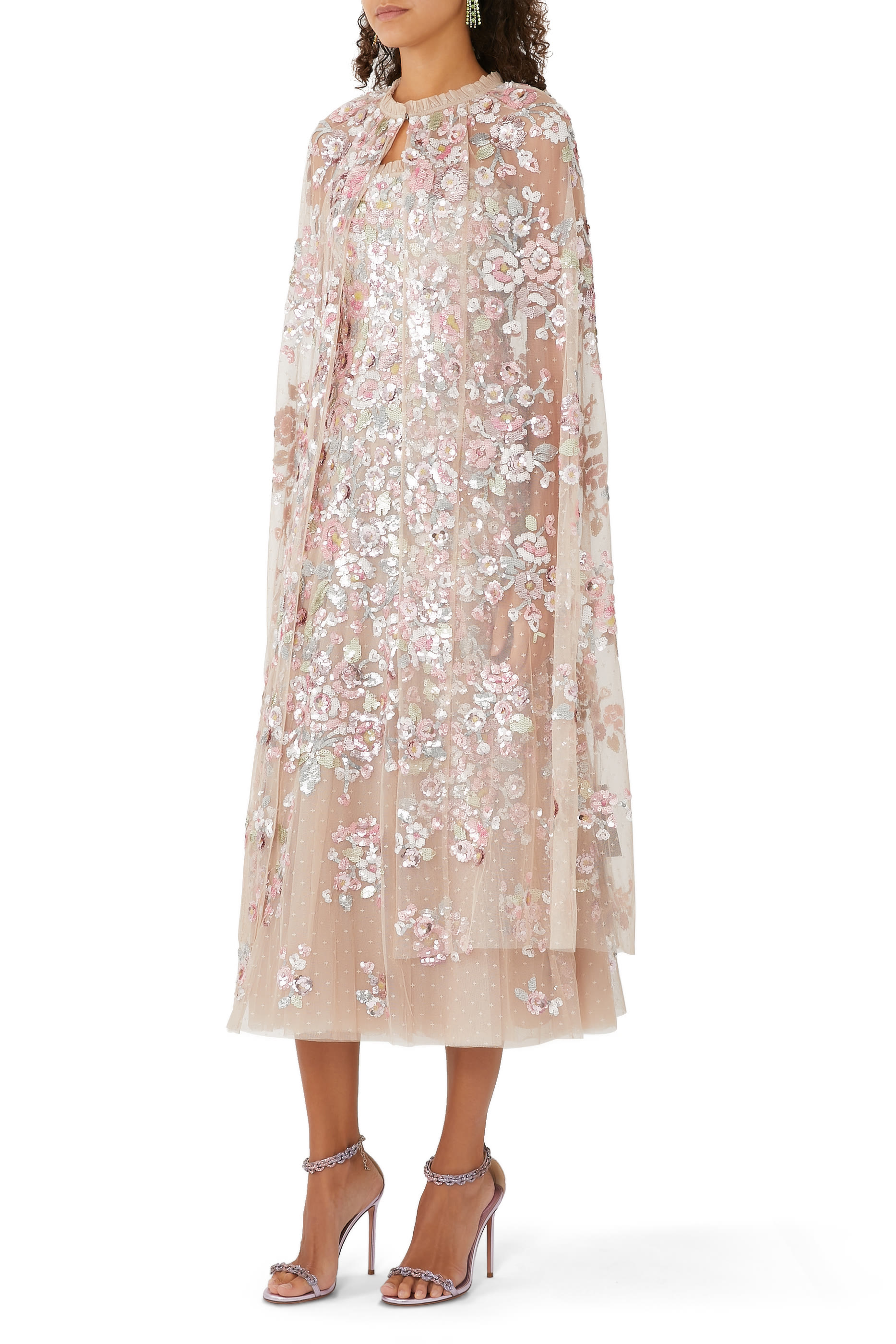 كاب بارادايس بتصميم مفتوح بطول فوق الكاحل وترتر