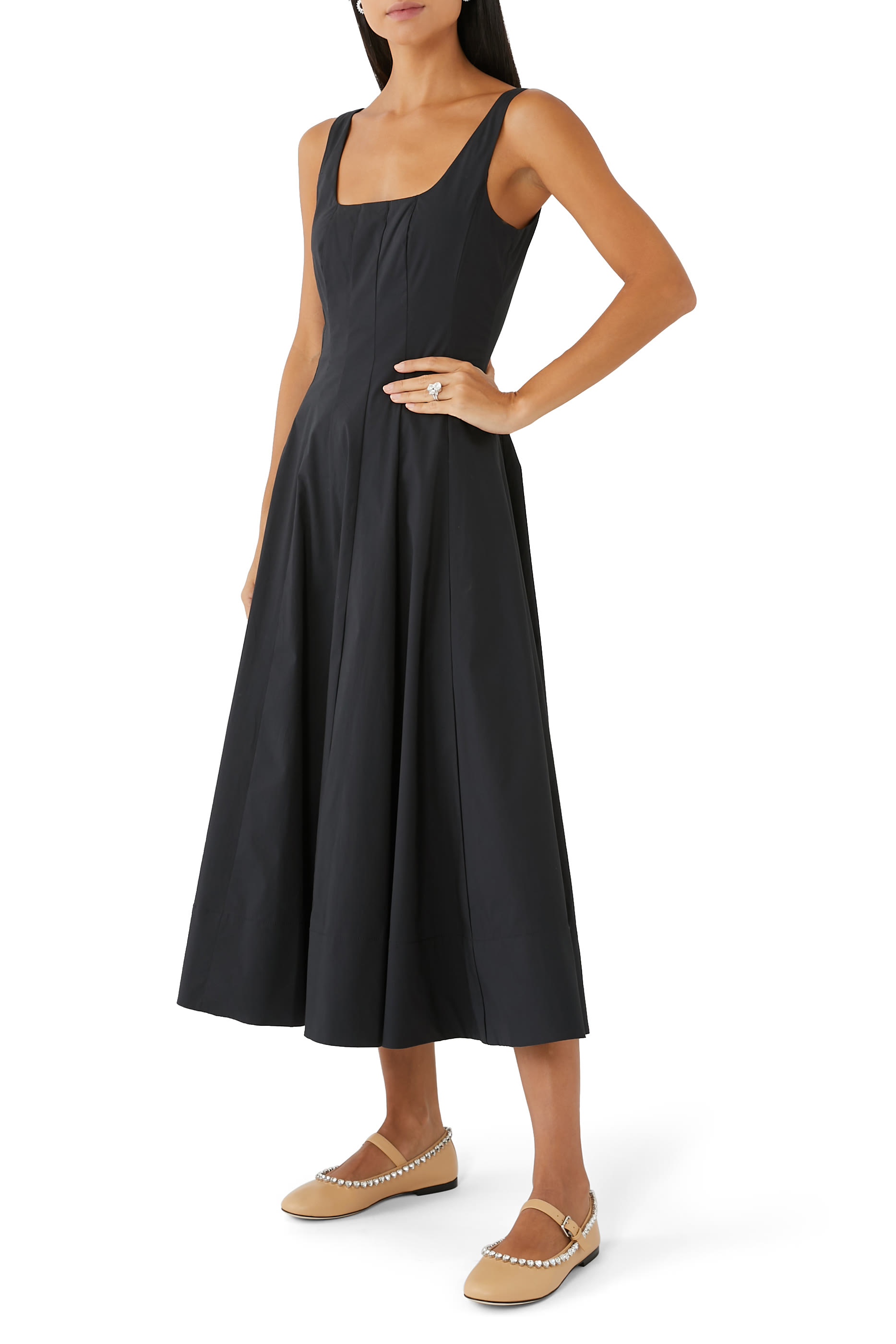 حذاء بالرينا أودري بكعب مسطح