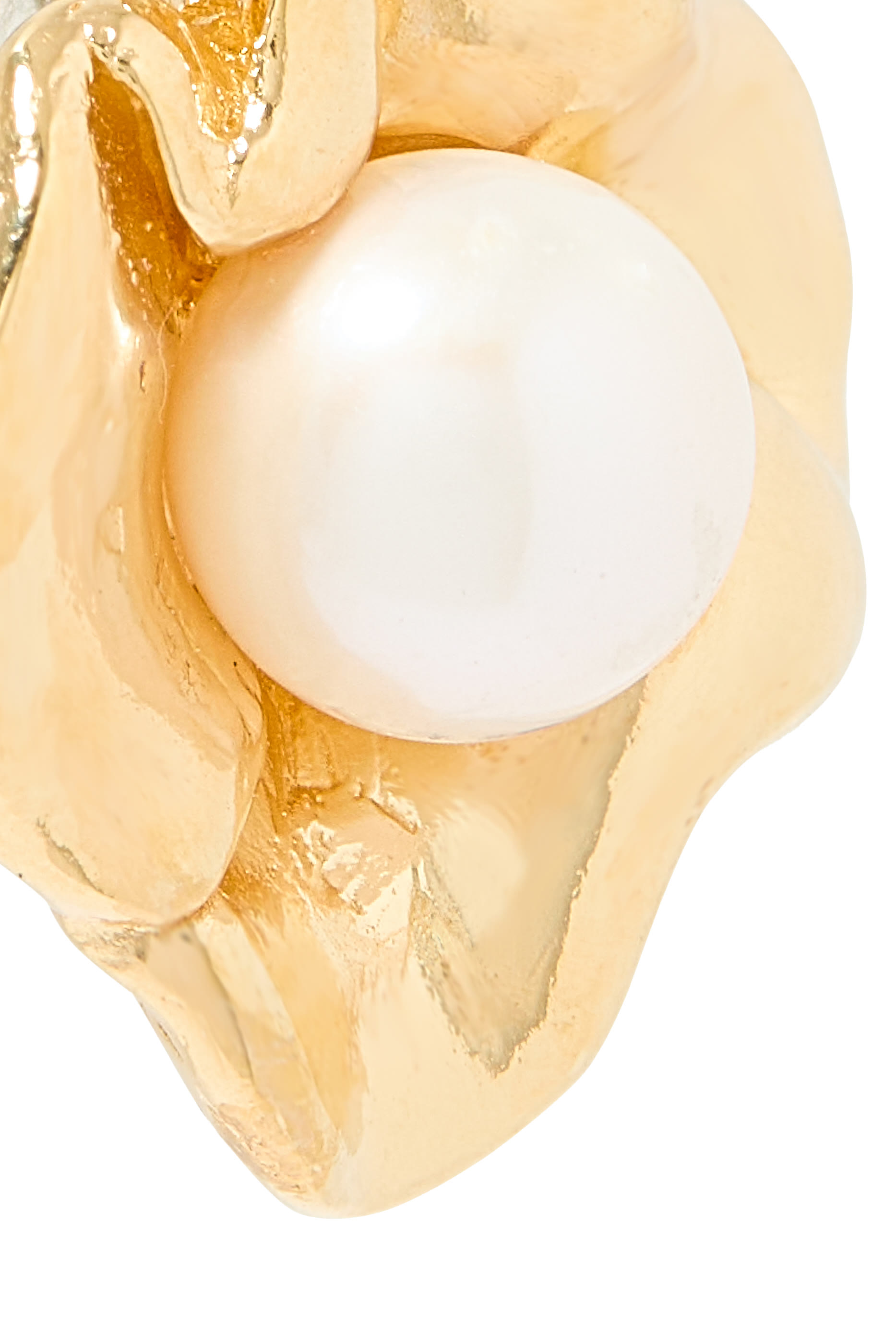 أقراط دريم أوديسي مرصعة بلؤلؤ مياه عذبة، فضة استرلينية معاد تدويرها مطلية بذهب أصفر عيار 18