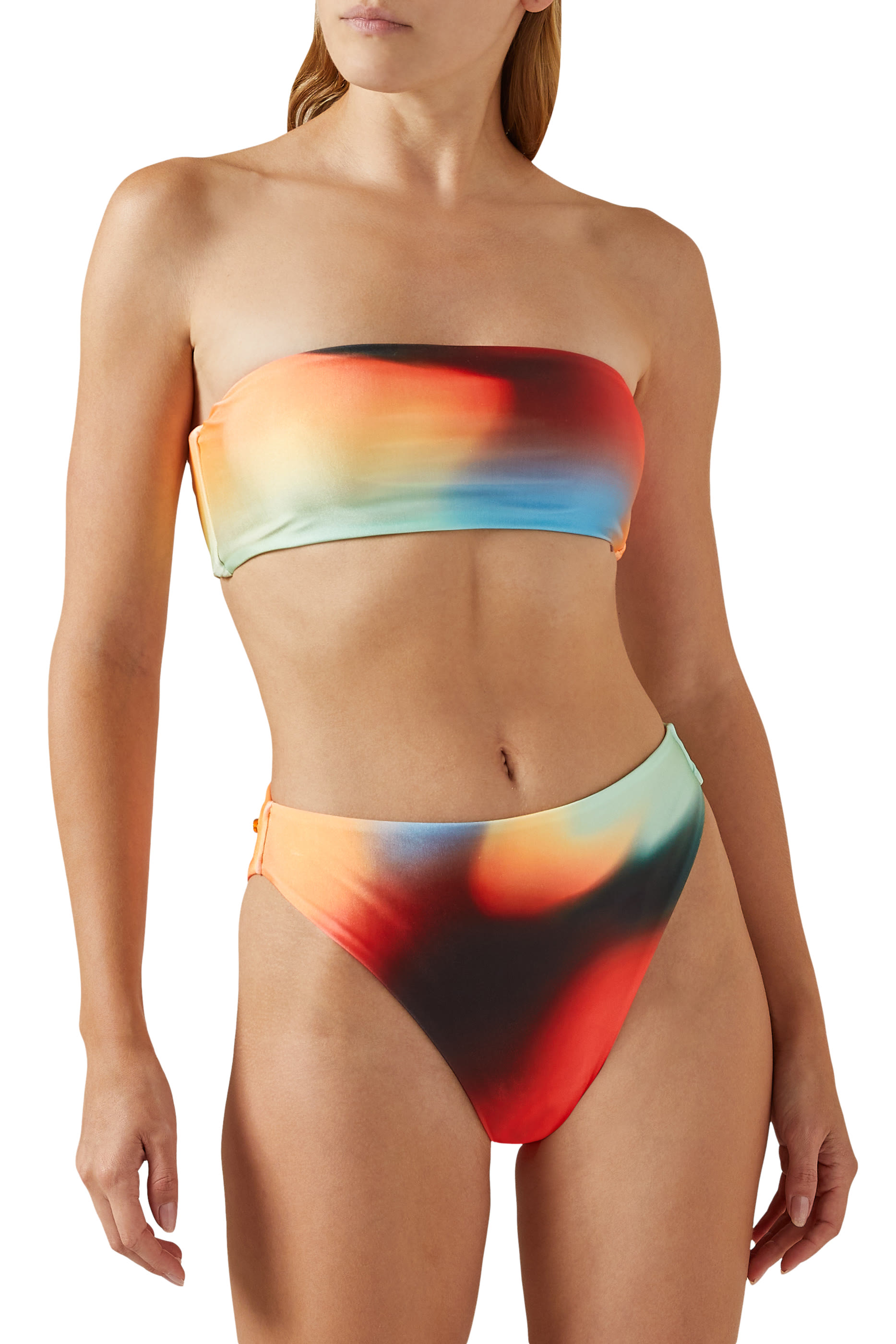 قطعة بيكيني سفلية بخصر مرتفع