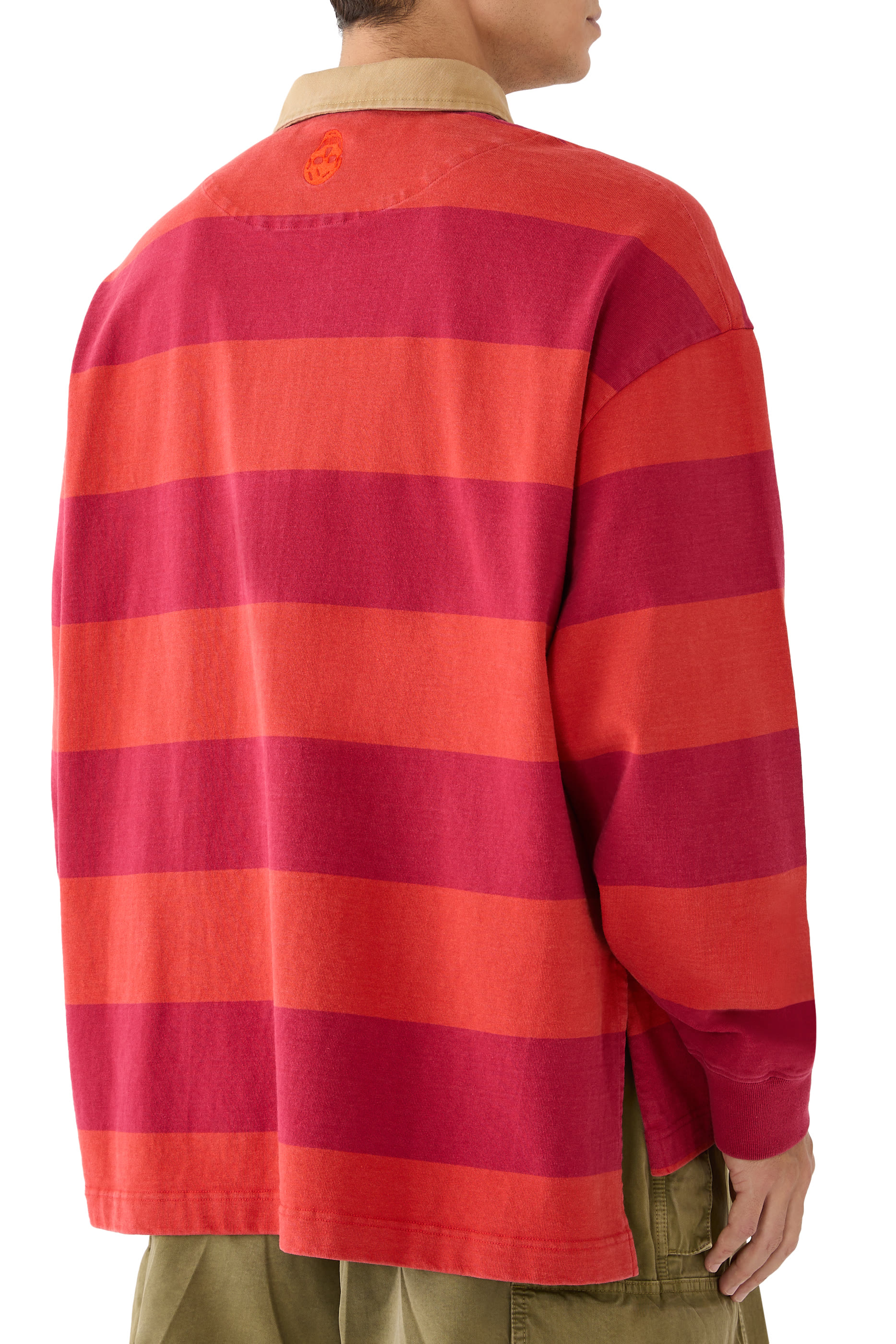 قميص بولو رغبي بقصة فضفاضة