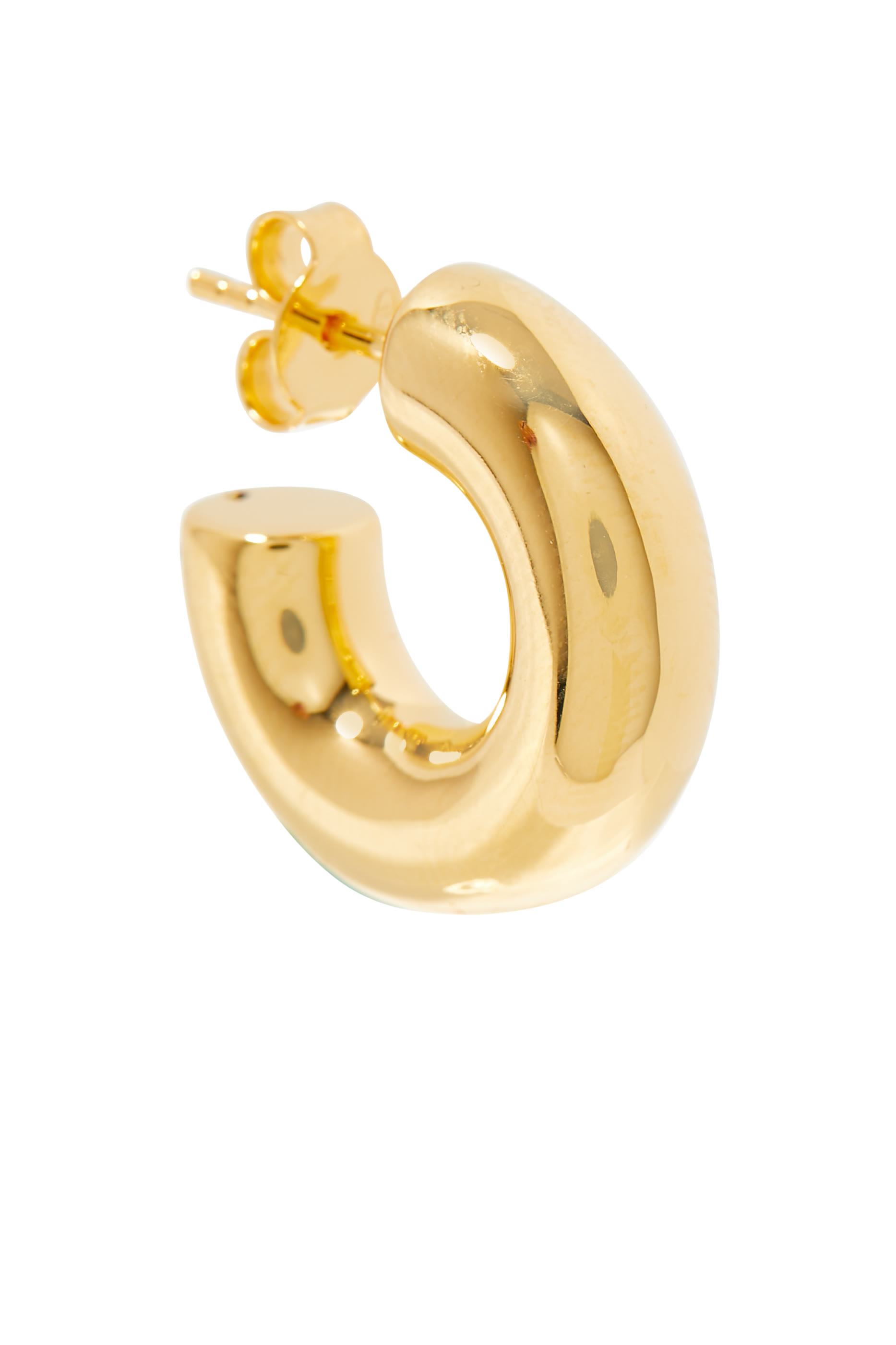 أقراط دائرية بتصميم سميك