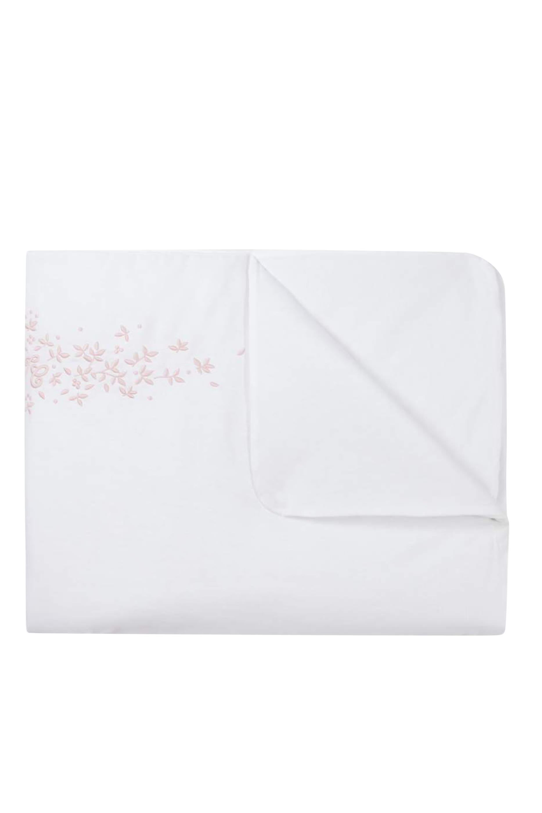 بطانية كتان بنقشة أوراق شجر