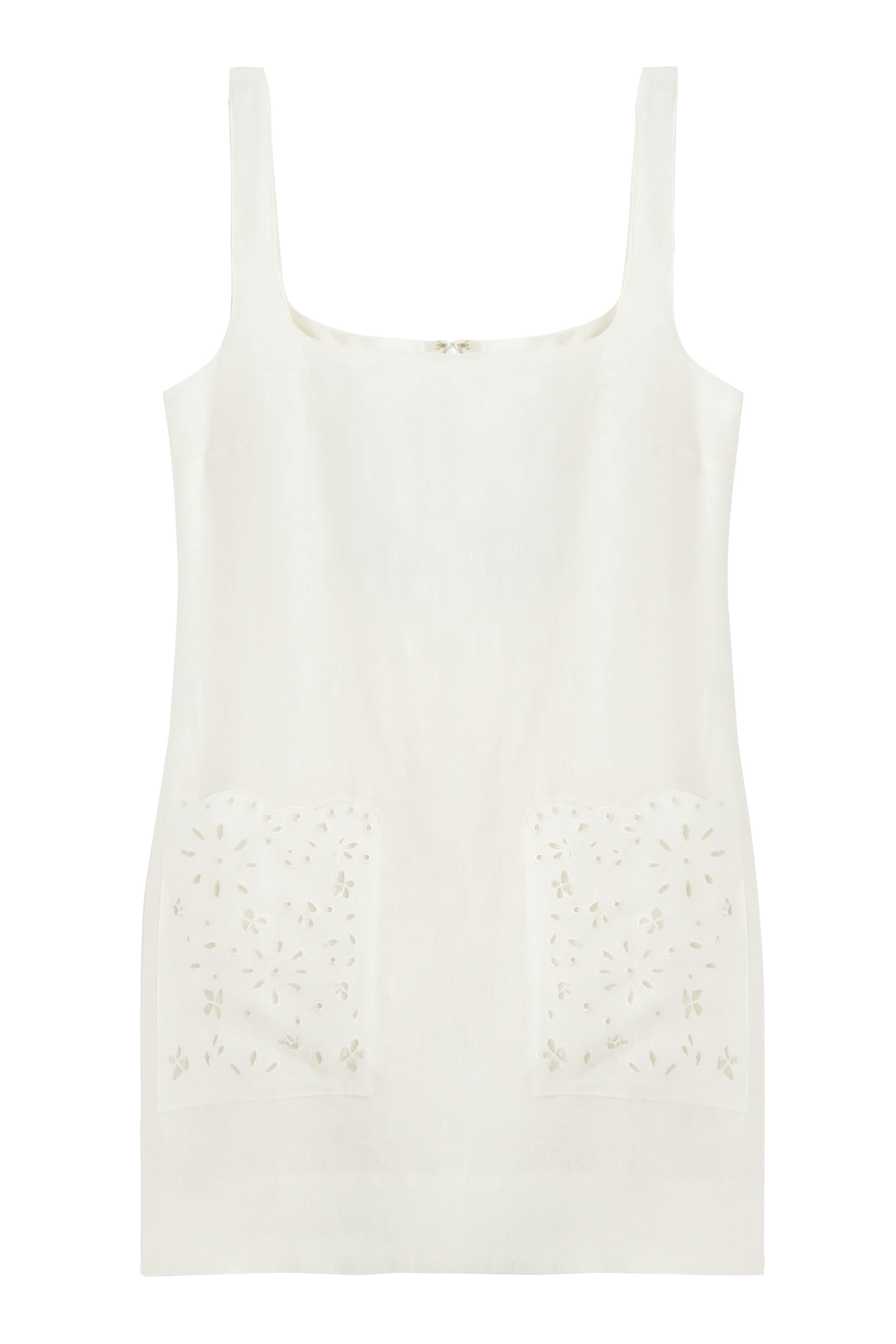 فستان شيفت مطرز بقصة قصيرة