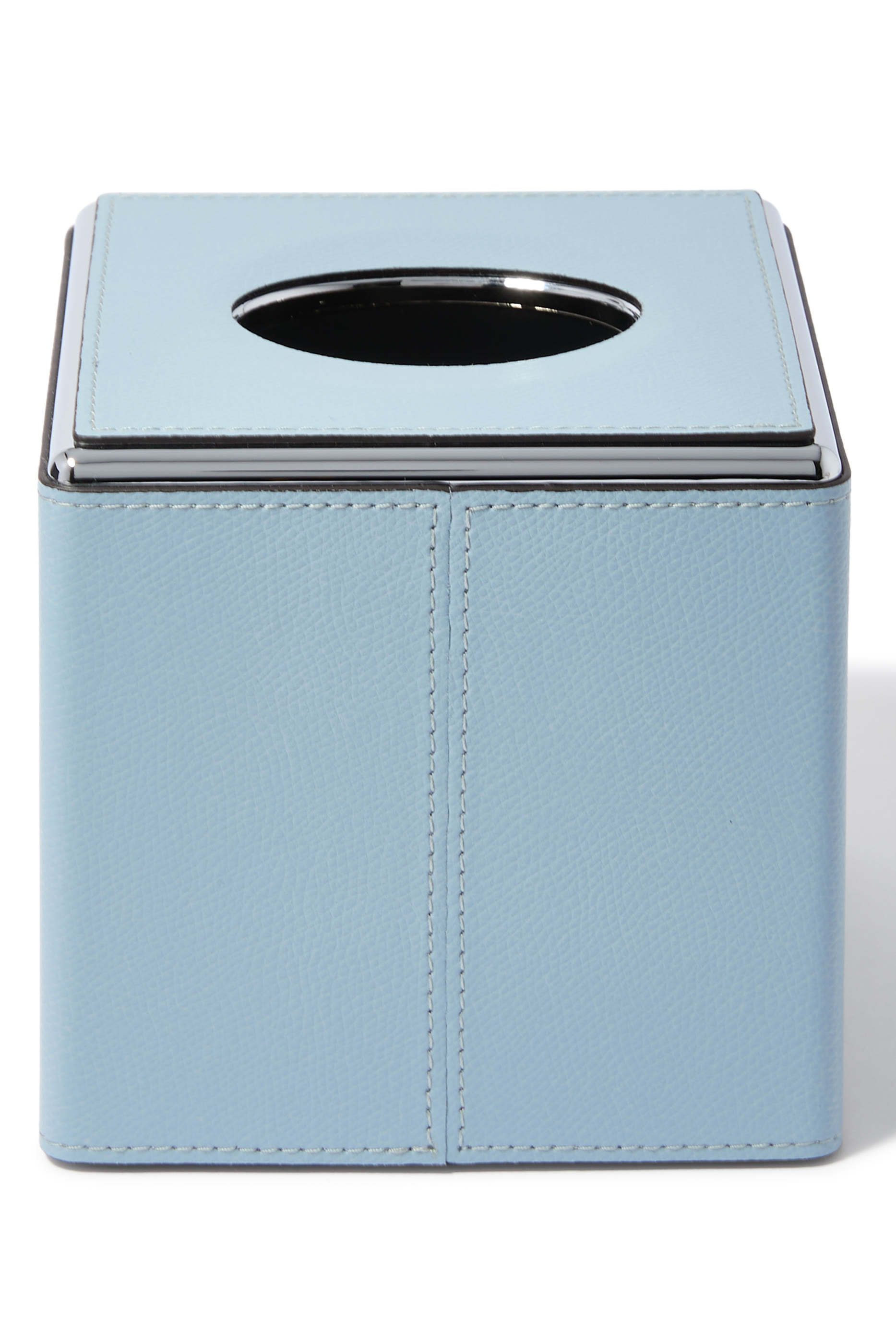 علبة مناديل بتصميم مربع