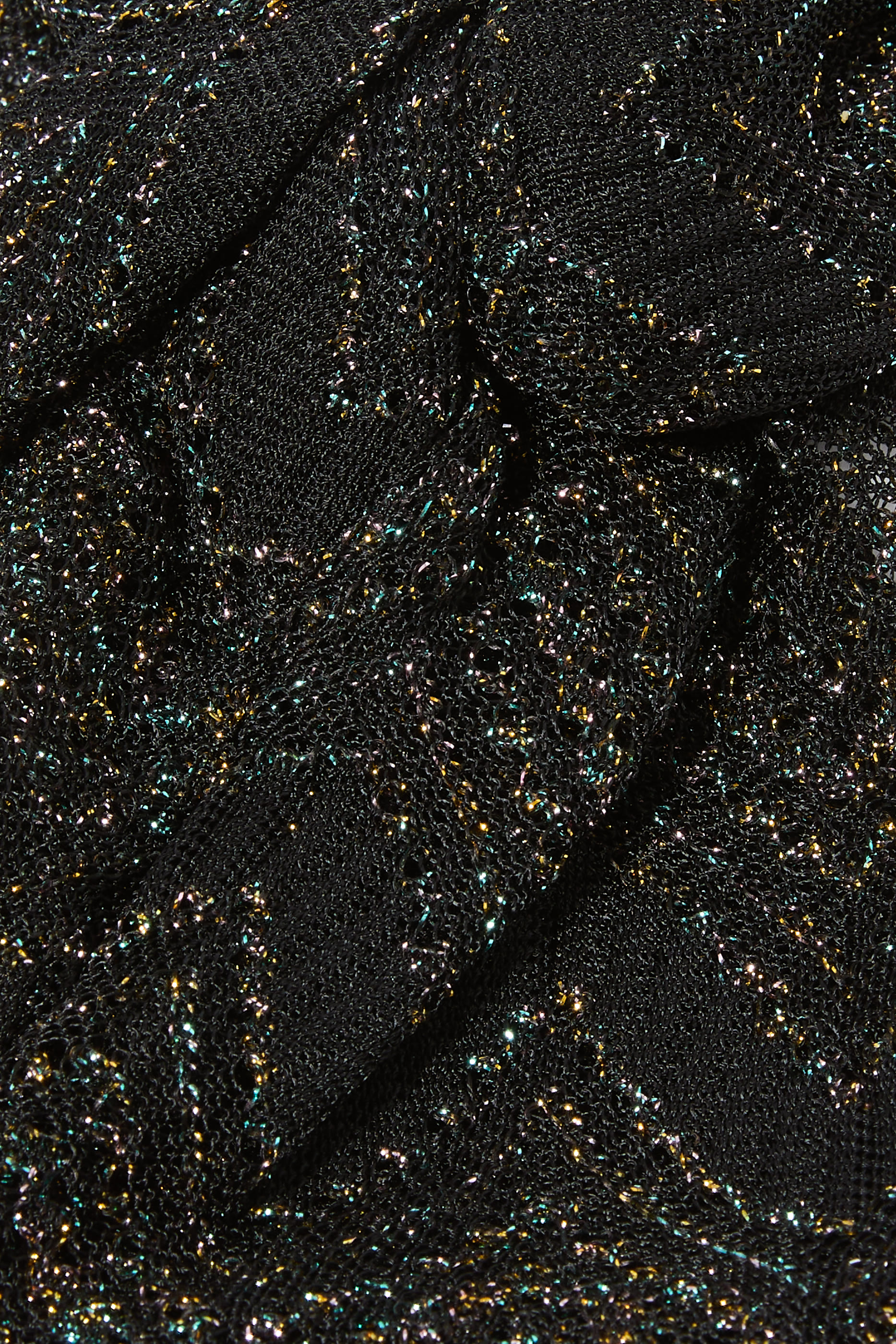 طوق رأس توربان بنقشة خطوط شيفرون متعرجة فيسكوز